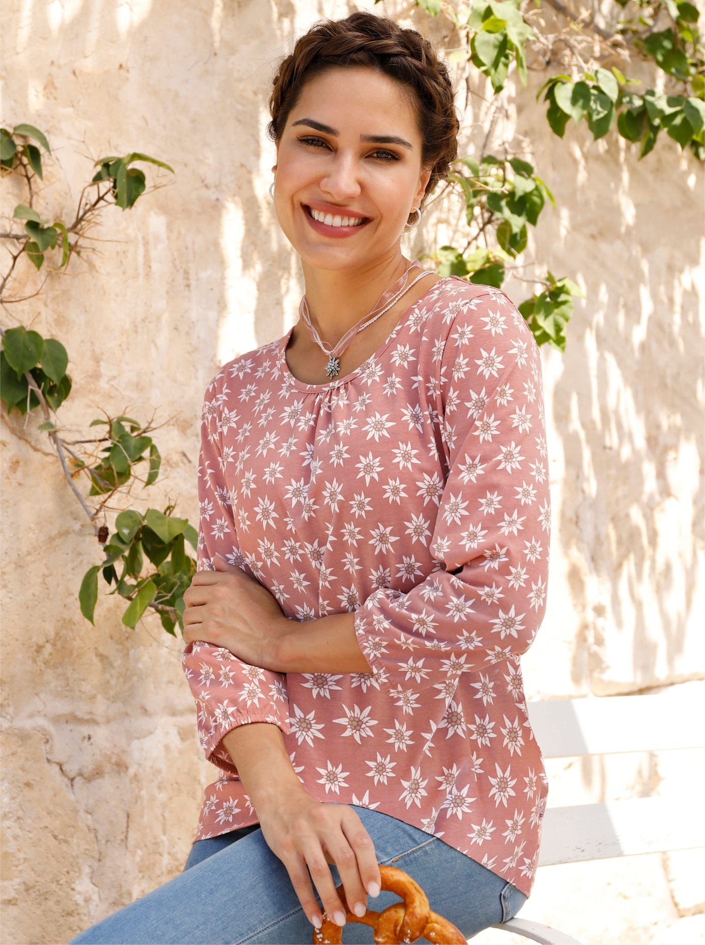 Classic Basics 3/4-Arm-Shirt "3/4-Arm-Shirt" 1 Stk. tlg. günstig online kaufen