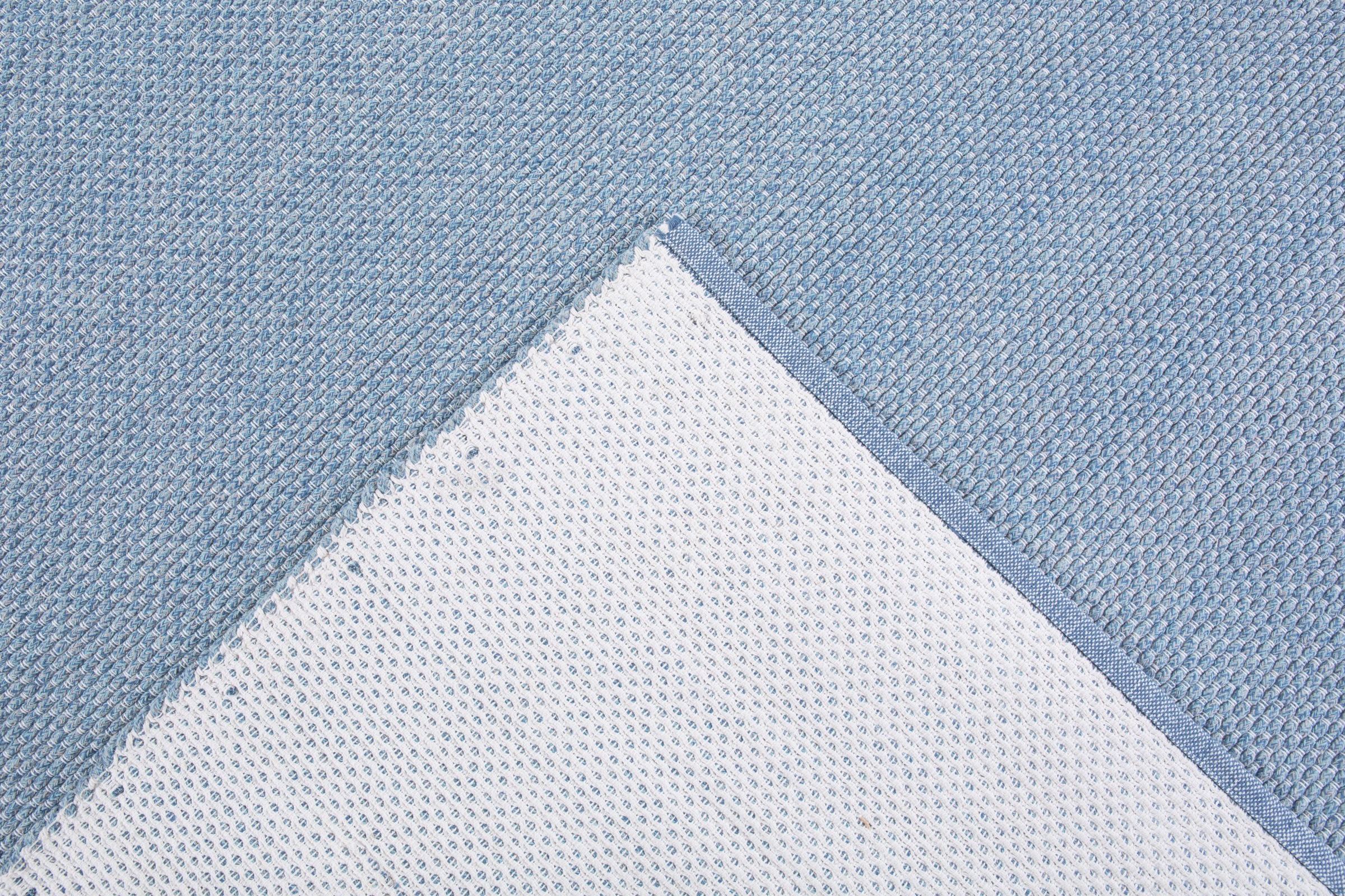 LUXOR living Teppich »Liv«, rechteckig, 12 mm Höhe, Handweb, reine Baumwolle, handgewebt, Uni-Farben, leicht meliert