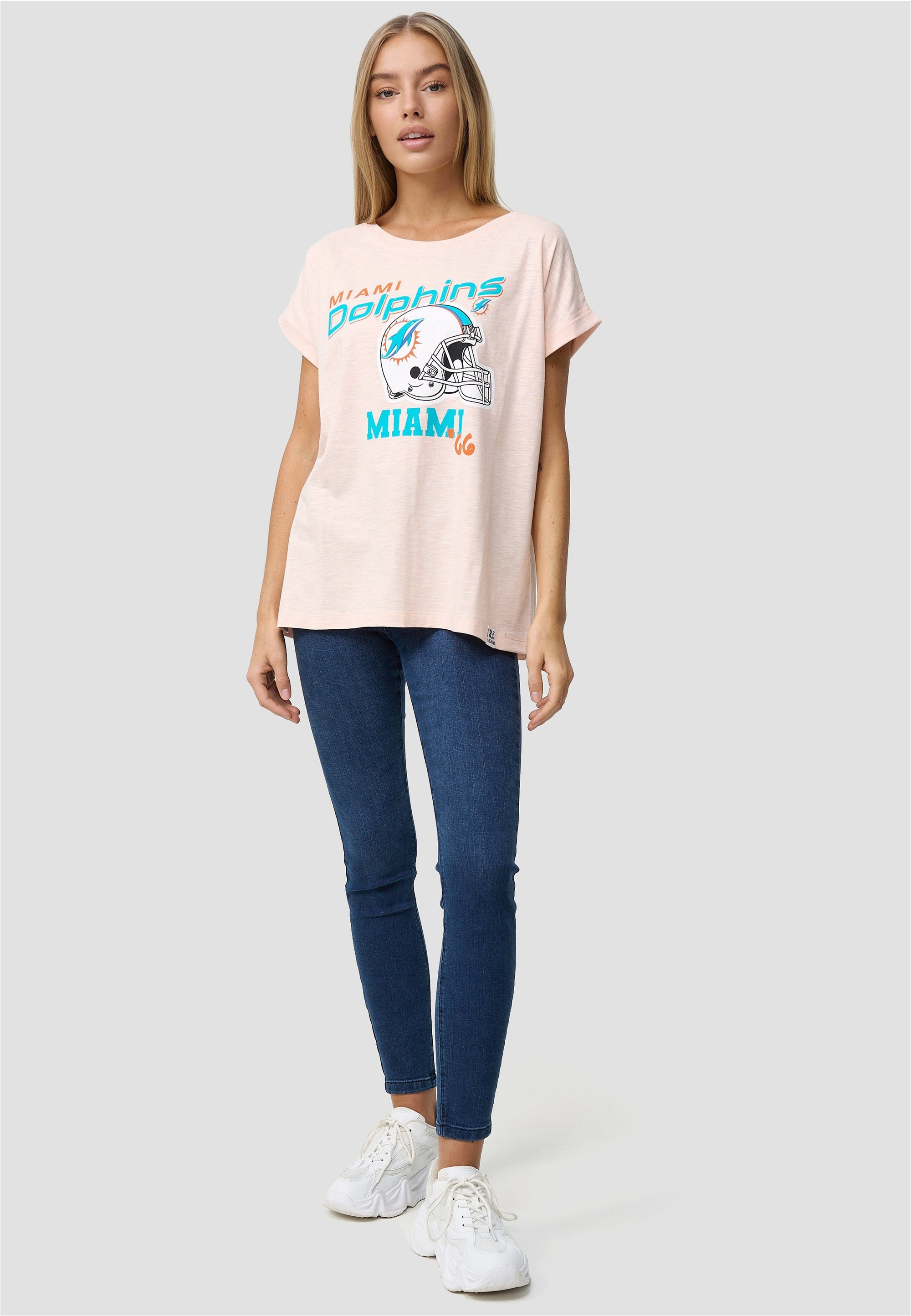 Recovered T-Shirt "Miami Dolphins", (1 tlg.), mit coolem Miami Dolphins-Pri günstig online kaufen