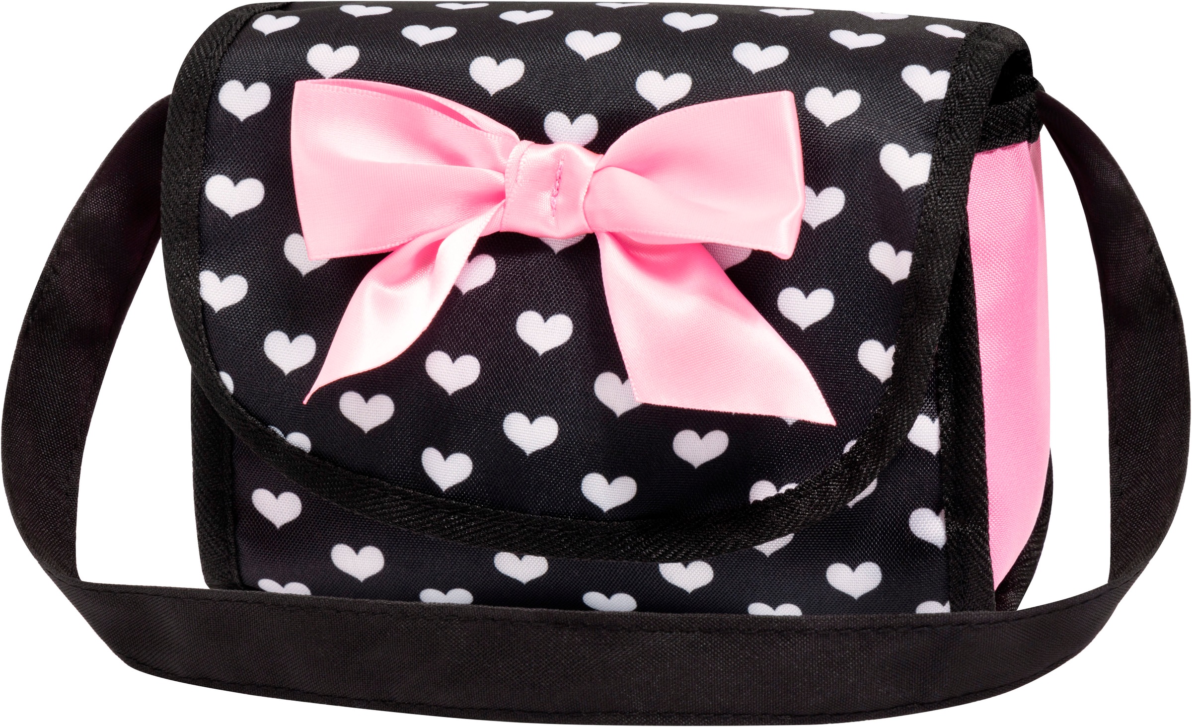 Bayer Puppen-Zwillingsbuggy »Twin Star, schwarz«, mit Wickeltasche