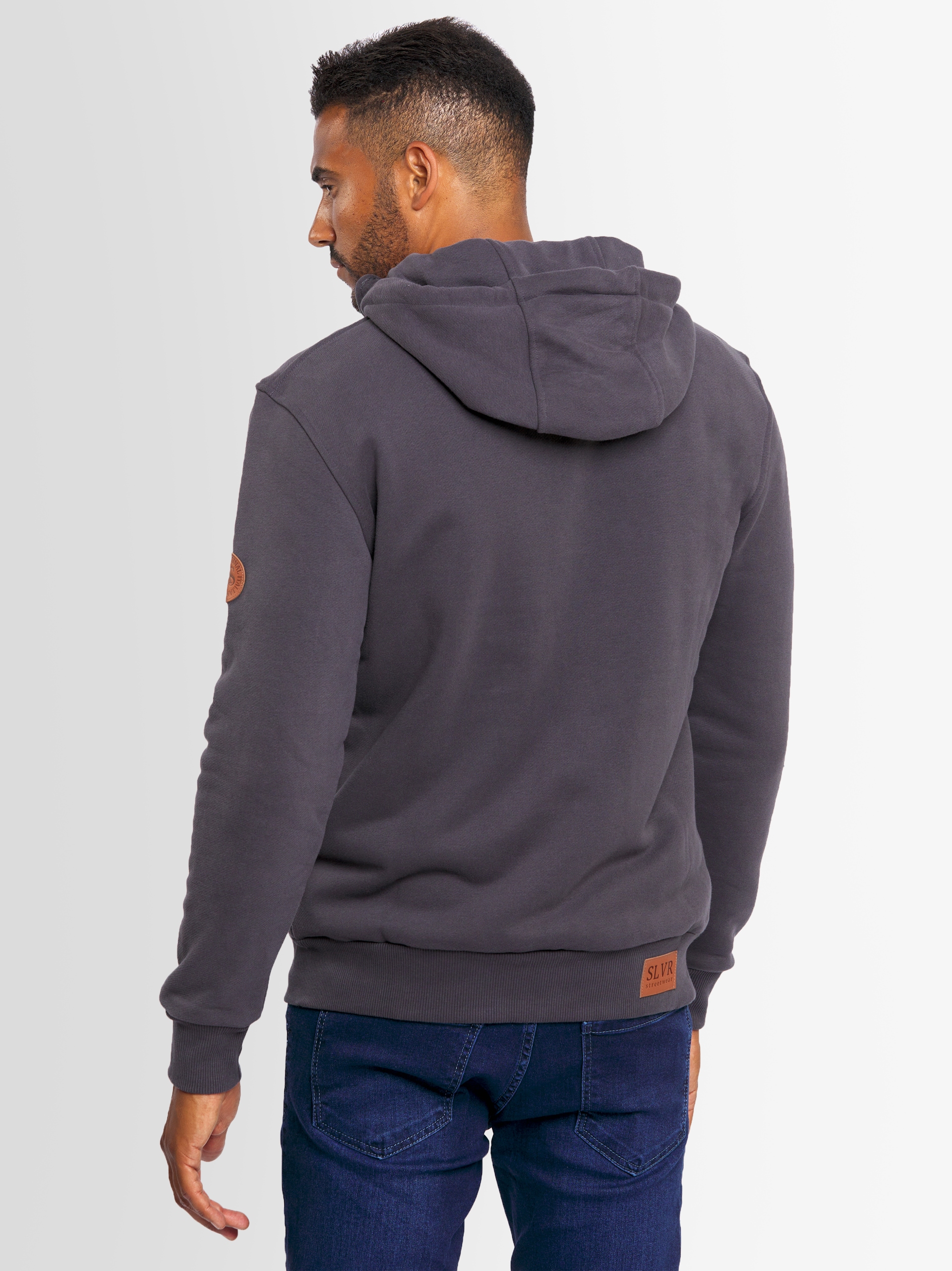 Alessandro Salvarini Sweatjacke »ASGeenio«, mit hohem Kragen