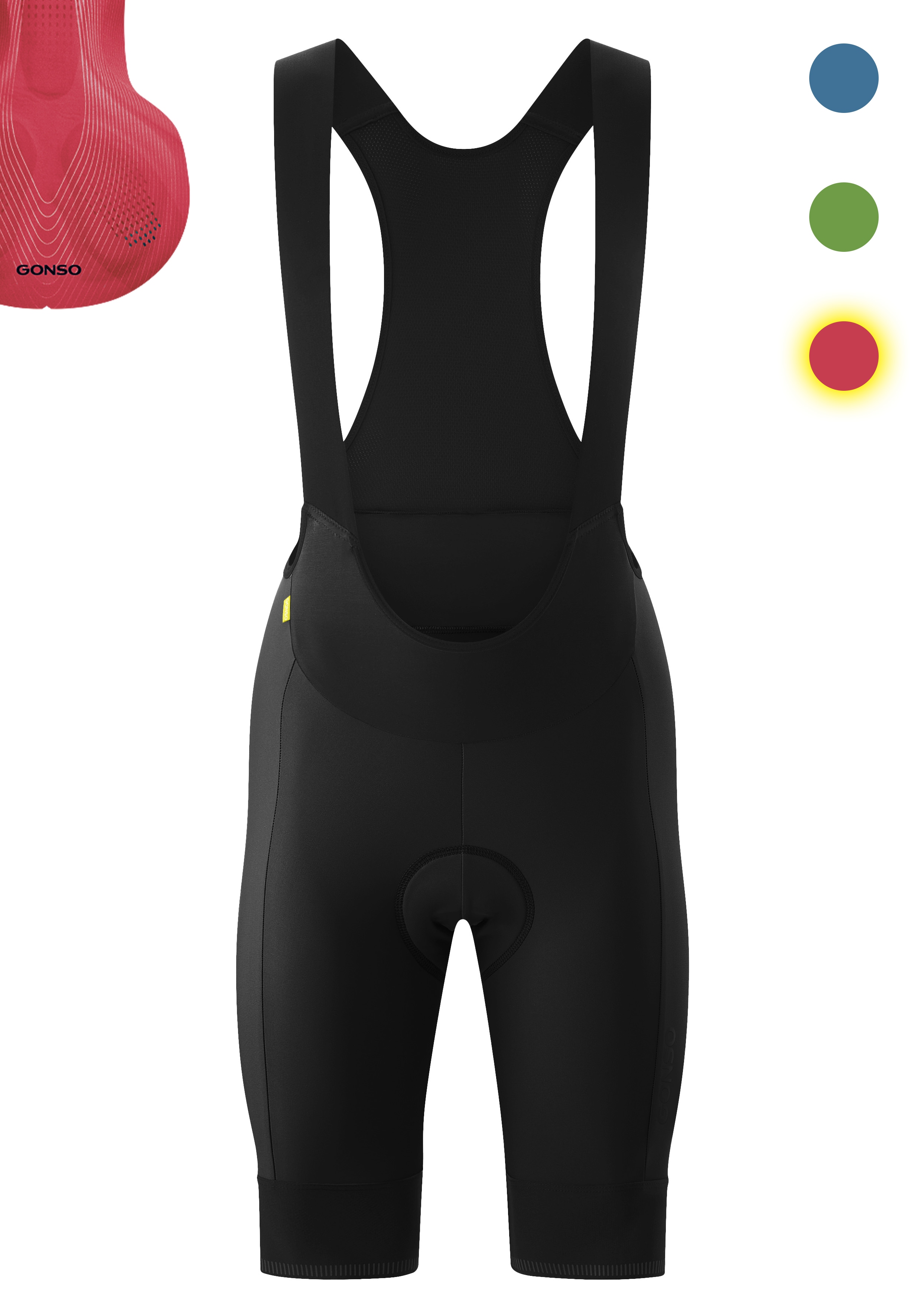 Gonso "SITIVO Bib W" Damen Radhose, Radlerhose mit speziellem Sitzpolster, Tight Fit