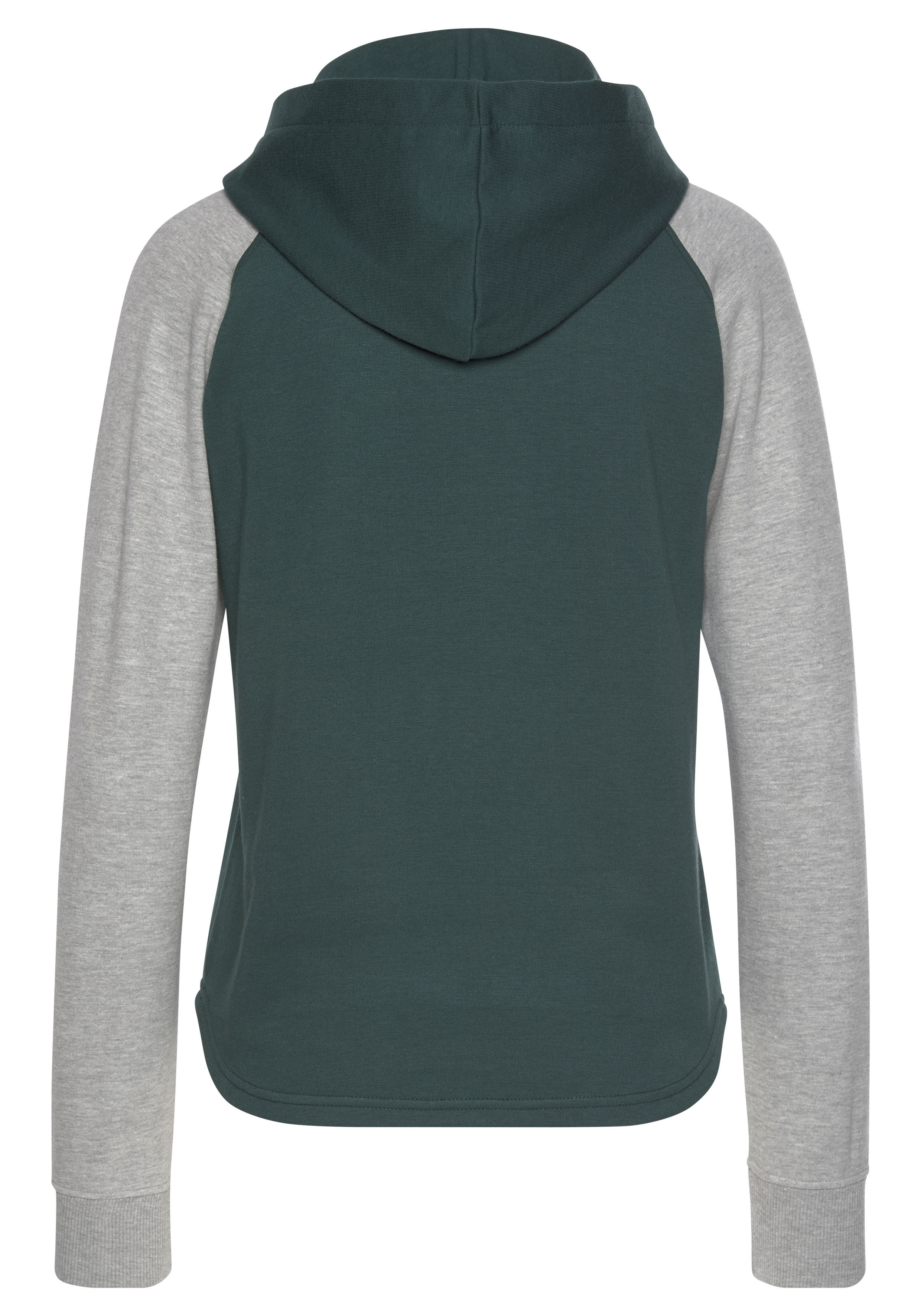 Thumbnail - Bench. Loungewear Kapuzensweatshirt, mit farblich abgesetzten Ärmeln und Logodruck, Loungeanzug, Hoodie