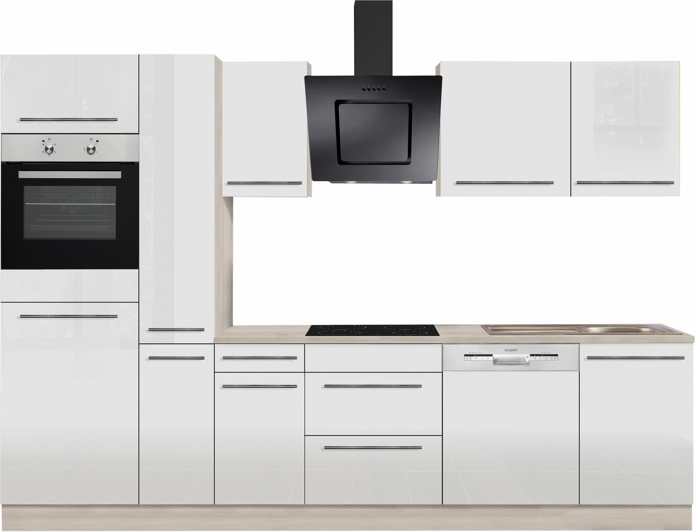 OPTIFIT Küchenzeile »Bern«, E-Geräten, mit Füße, gedämpfte | cm, kaufen Breite 300 BAUR Türen höhenverstellbare