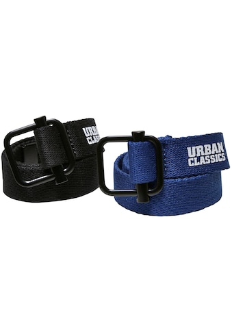 Hüftgürtel »Urban Classics Unisex Industrial Canvas Belt Kids 2-Pack«