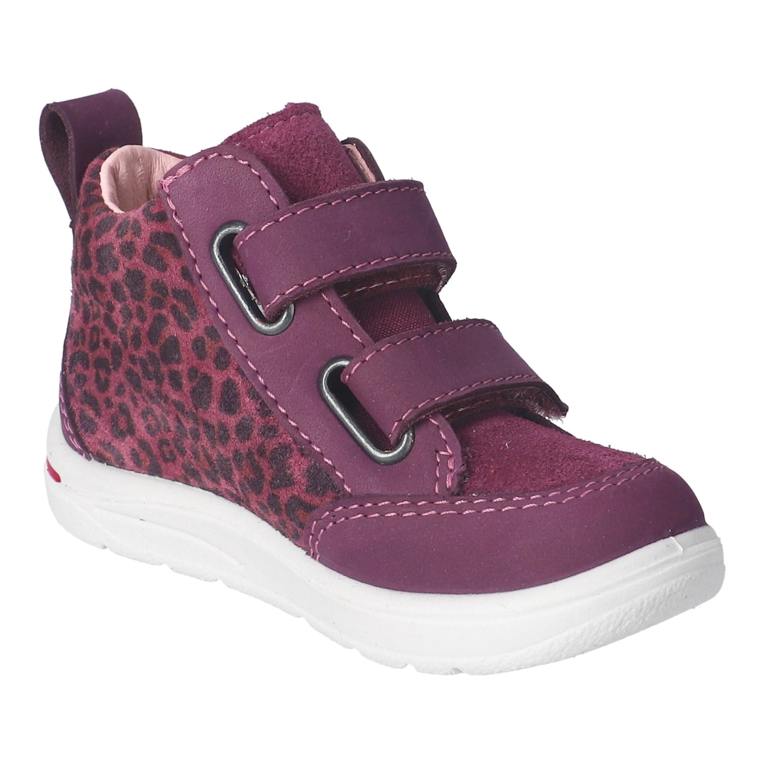 PEPINO by RICOSTA Sneaker »LIA, WMS: mittel«  Klettschuh, Babyschuh mit Kontrastbesatz, Größenschablone zum Download