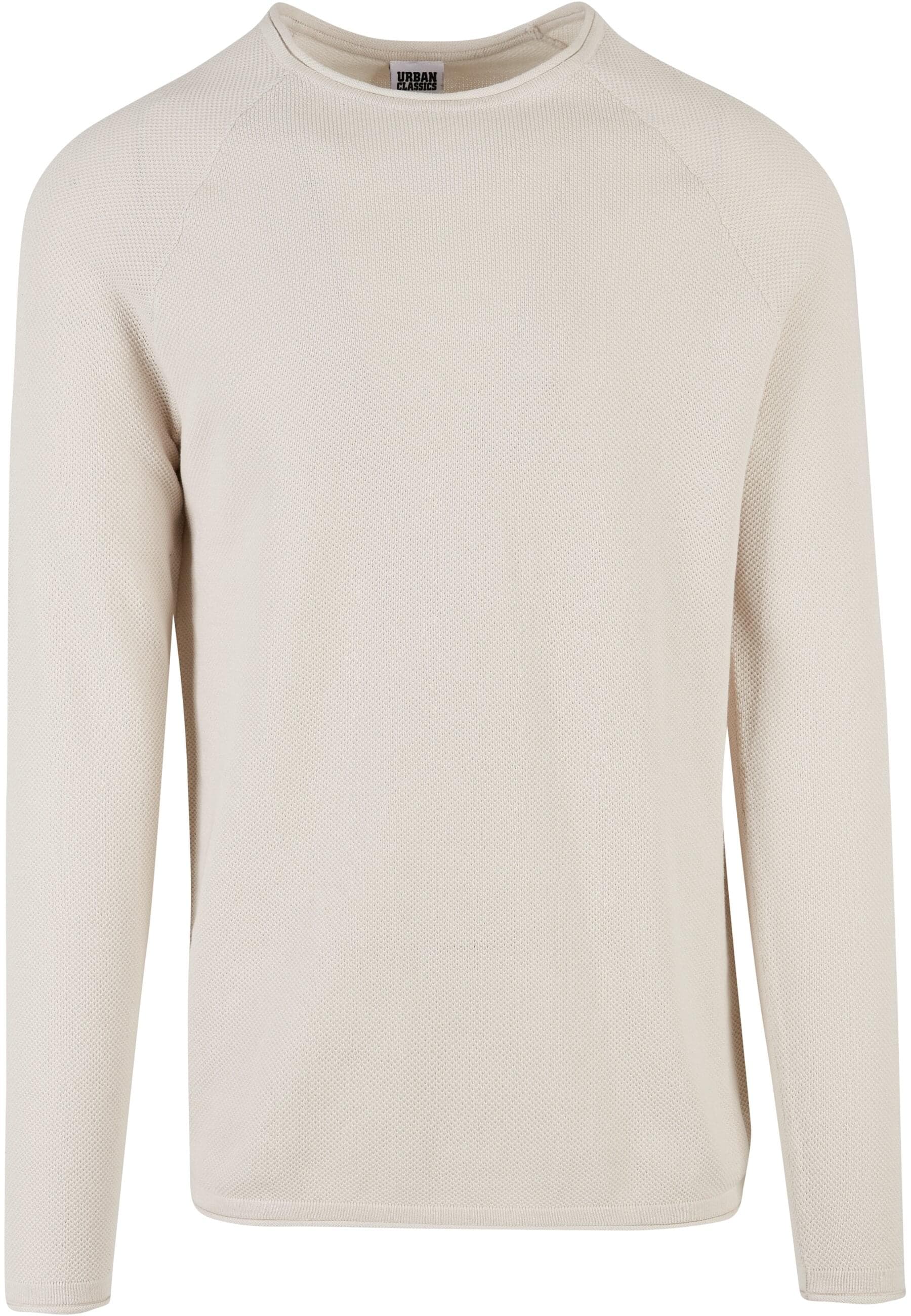 URBAN CLASSICS Longsleeve »Urban Classics Herren Knitted Raglan Longsleeve«, (1 tlg.)