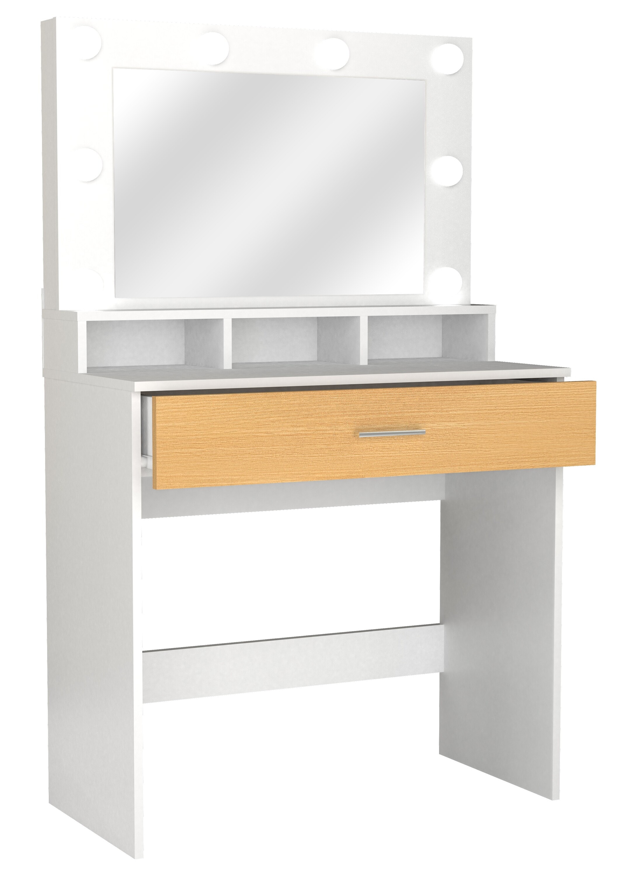 VCM Schminktisch »Schminktisch Frisiertisch Schublade Spiegel Kosmal« 1 Stk. tlg.