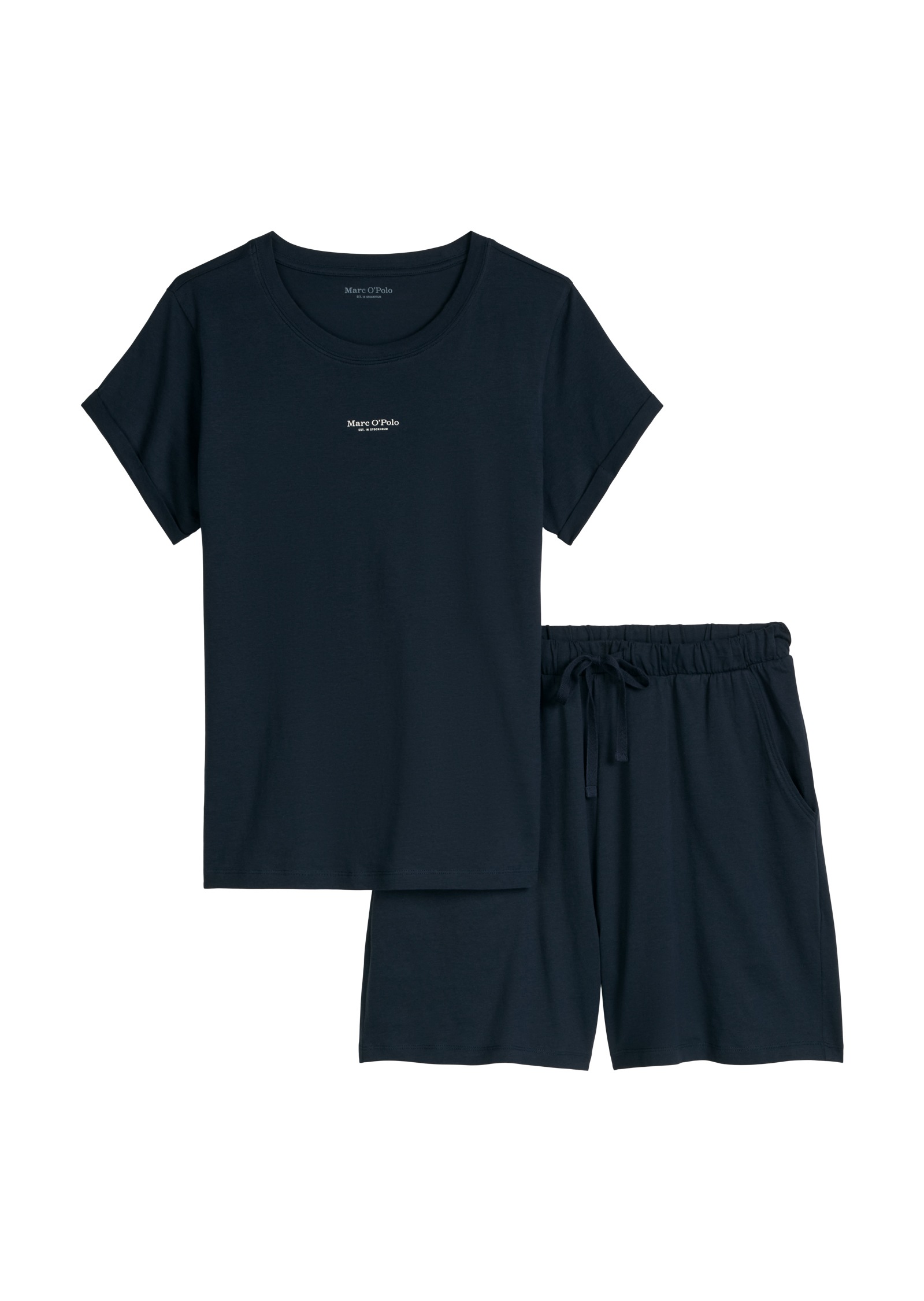 Marc OPolo Shorty "Mix N Match Cotton Pyjama Set Short" 2tlg., 2 tlg. mit k günstig online kaufen