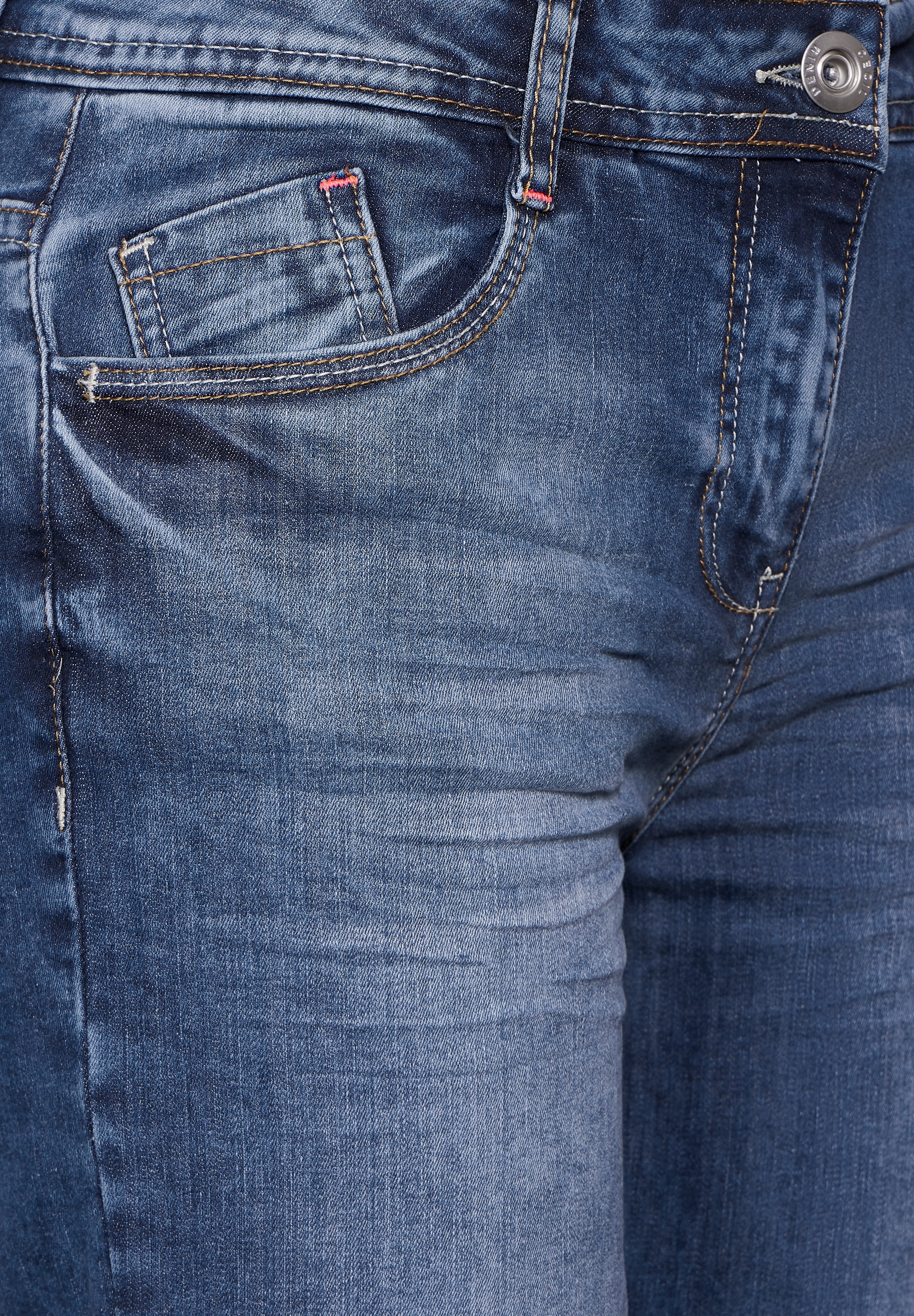 Cecil Slim-fit-Jeans, aus Baumwolle mit Stretchanteil