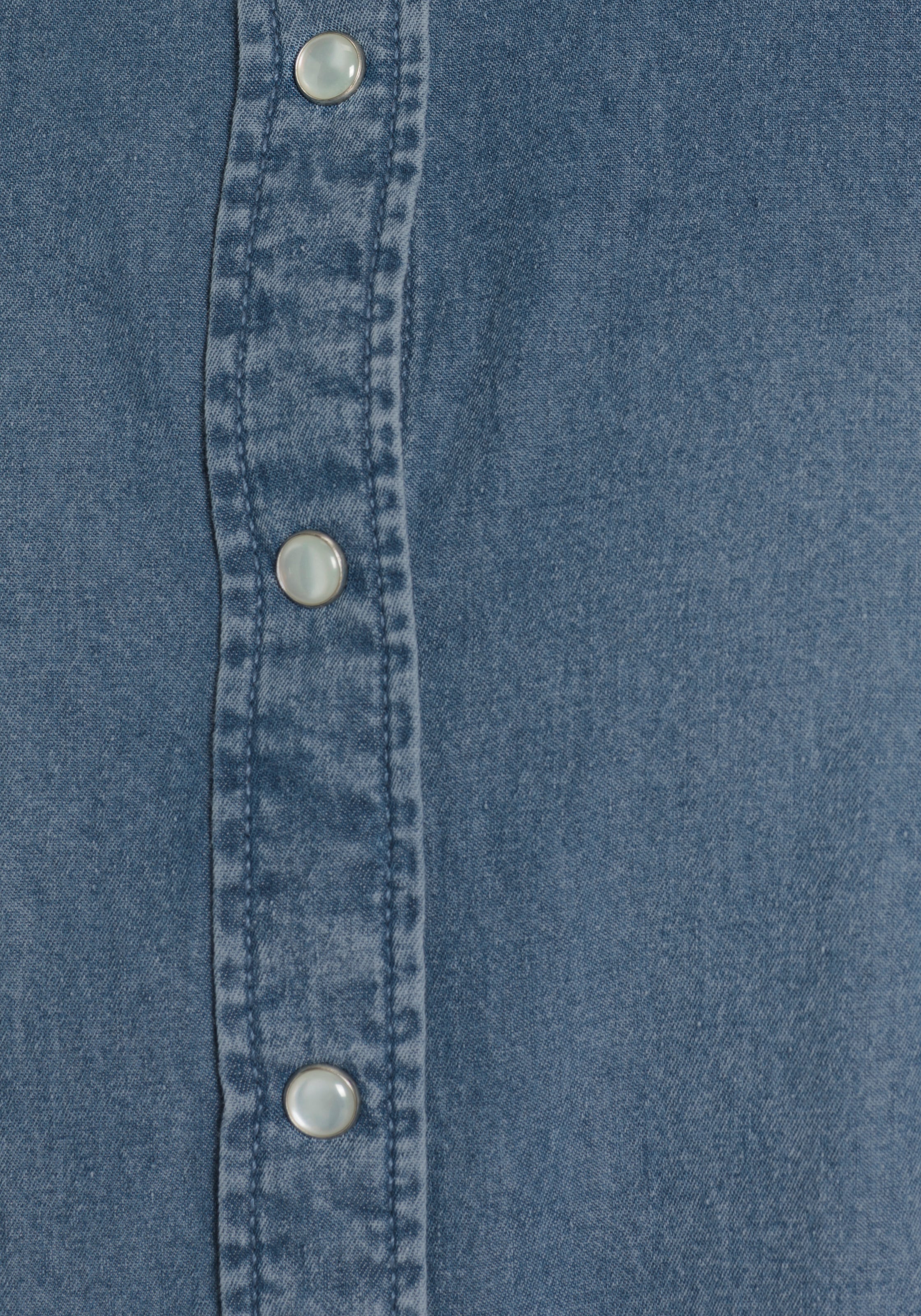 DELMAO Jeansbluse, im klassischen Stil online kaufen | BAUR