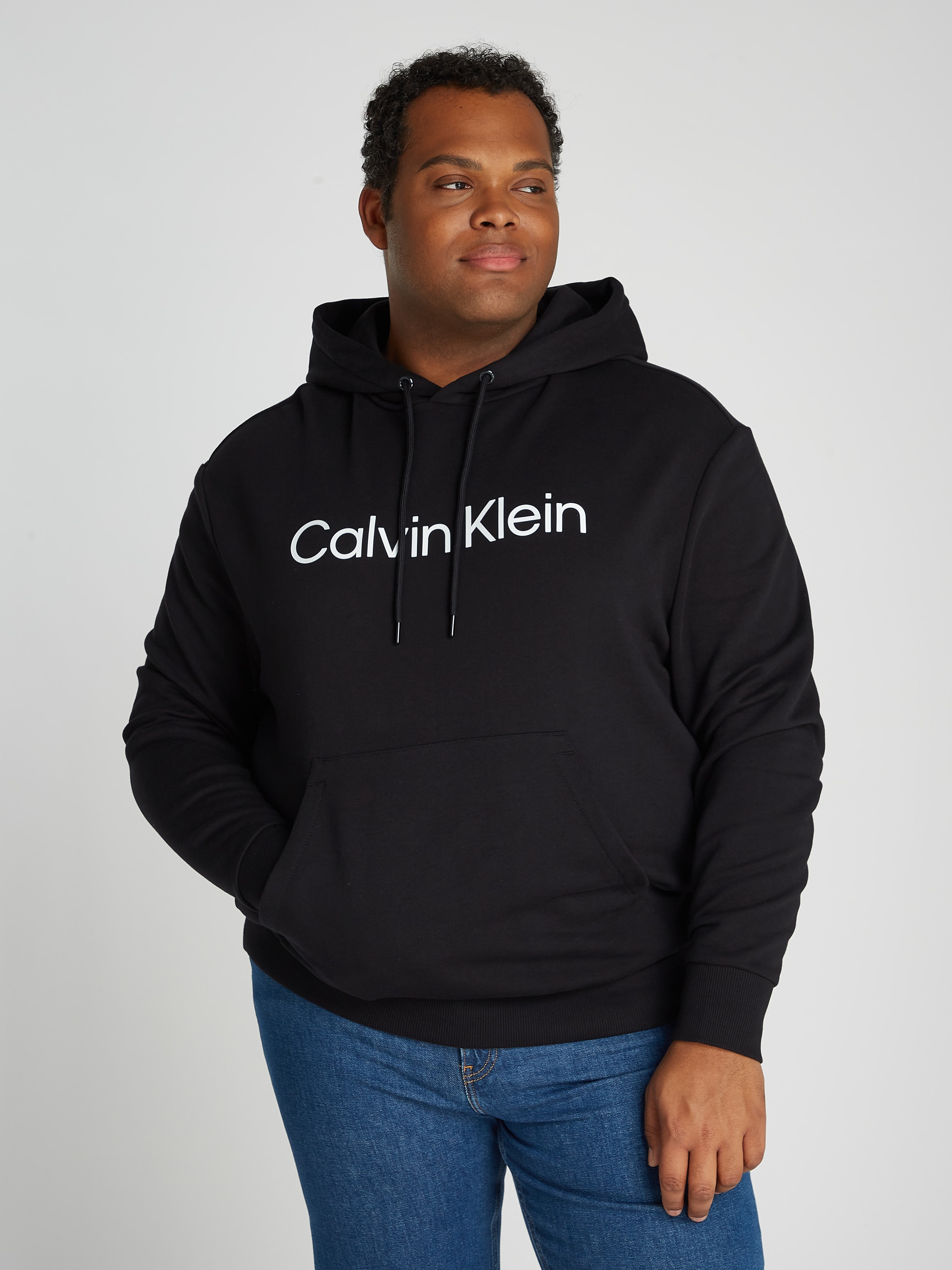 Calvin Klein Big&Tall Kapuzensweatshirt "BT HERO LOGO COMFORT HOODIE", in großen Größen mit Logoschriftzug