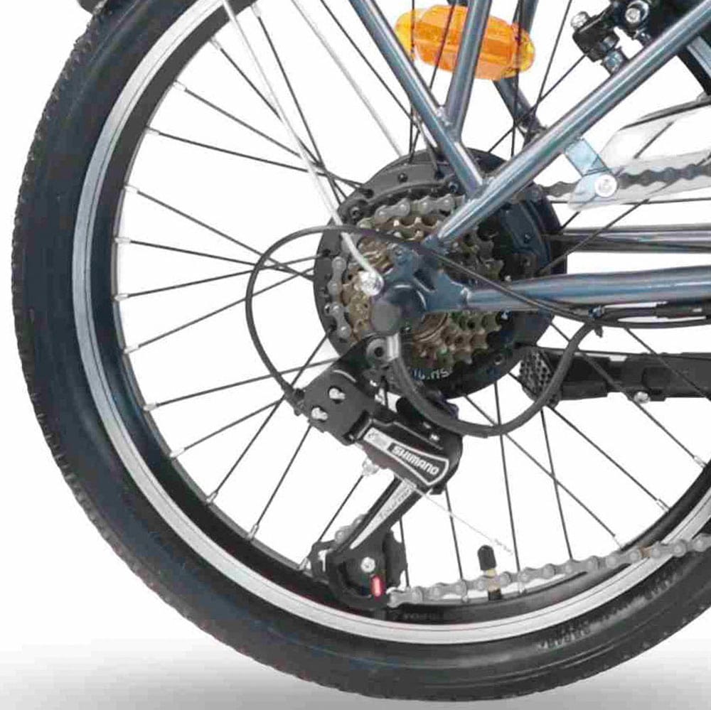 LLobe »Falt E-Bike 20" Agile« 5 Gang Shimano Tourney Schaltwerk Kettenschaltung Heckmotor 250 W