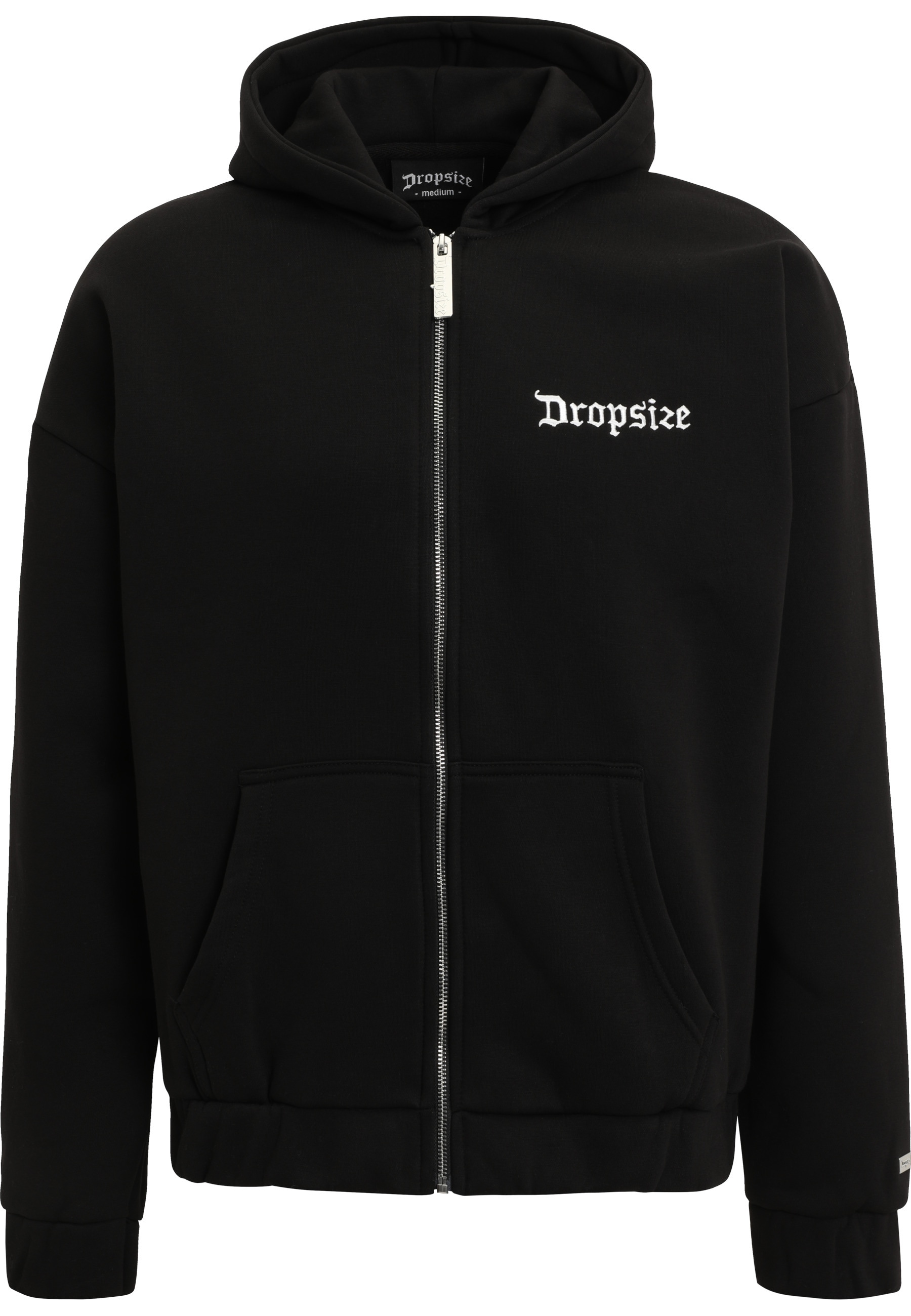 Dropsize Kapuzensweatshirt "Dropsize Herren Super Heavy Oversize Blank Zip günstig online kaufen