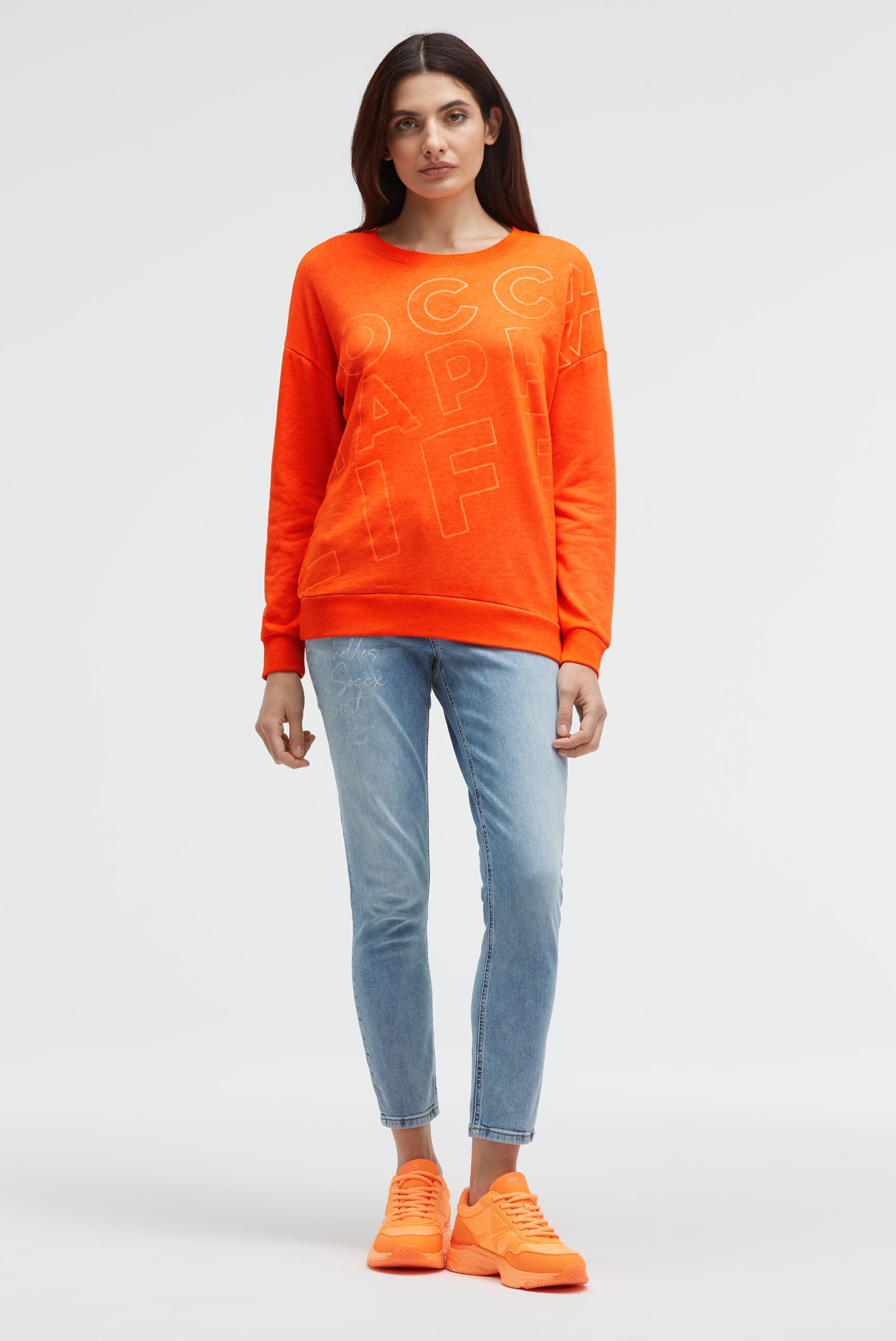 SOCCX Sweater , mit überschnittenen Schultern
