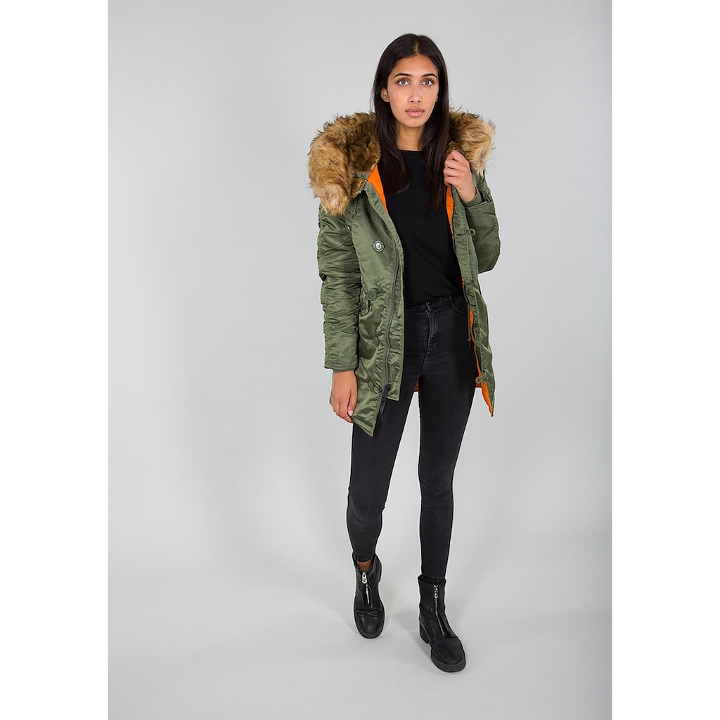 Alpha Industries Winterjacke »ALPHA INDUSTRIES Women - Parka & Winter Jackets N-3B VF 59 Wmn«