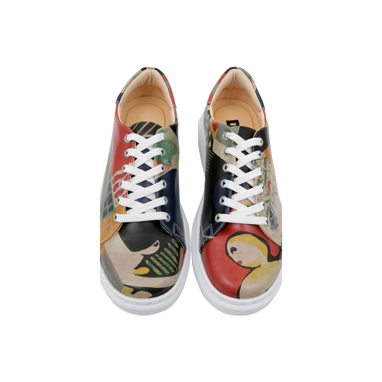Thumbnail - DOGO Plateausneaker "Myra Low-Top Sneaker Relationships Damen Sneaker", Handgefertigt