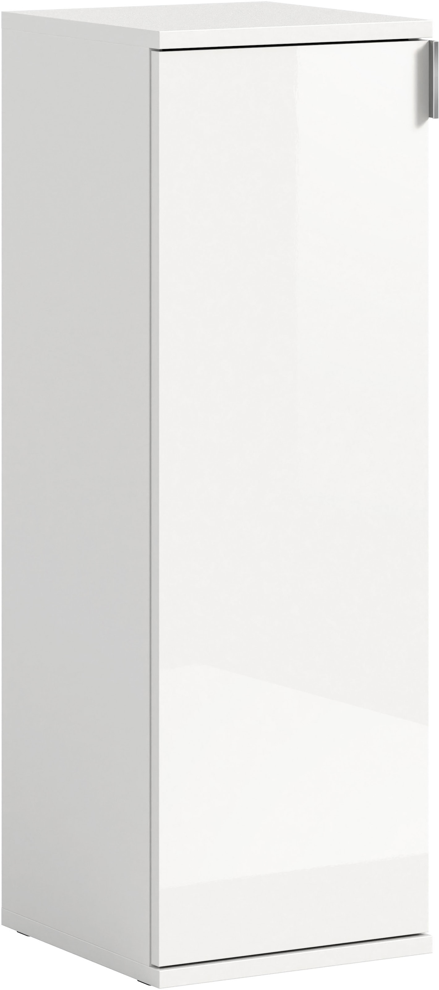 Home affaire Kommode "Trondheim, Breite 30 cm, 1 Tür, 3 Einlegeböden, 4 Fäc günstig online kaufen