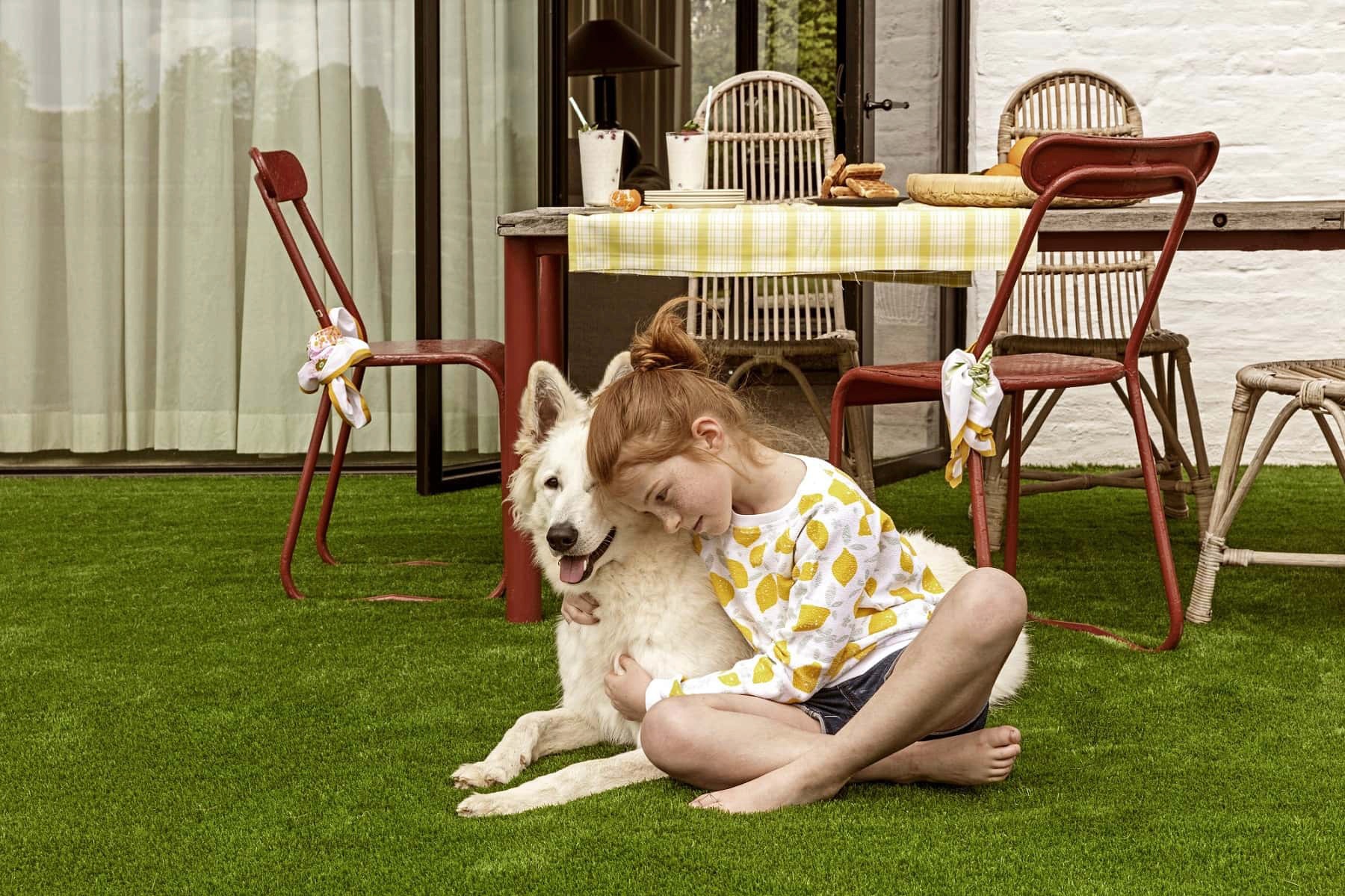 Primaflor-Ideen in Textil Kunstrasen »WANDERLUST«, rechteckig, 37 mm Höhe, mit Drainagefunktion, ideal für Balkon & Terrasse