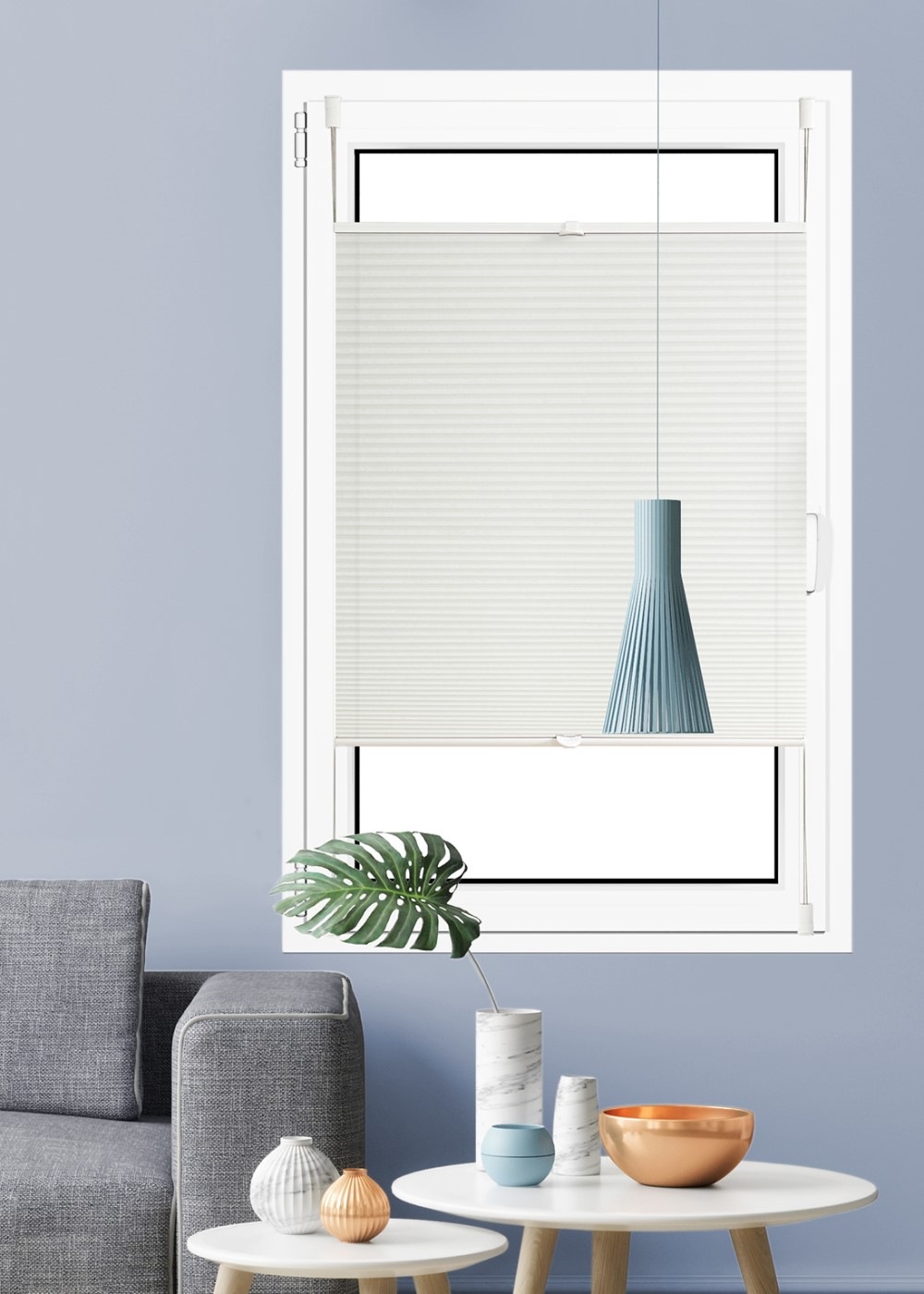 Kutti Wabenplissee "Lucy" Lichtschutz energiesparend ohne Bohren verspannt günstig online kaufen