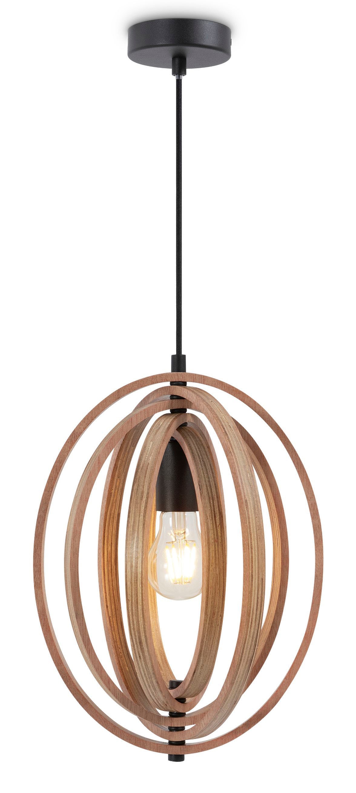 Paco Home Pendelleuchte »BARRY M«, 1 flammig, Leuchtmittel E27 | ohne Leuchtmittel