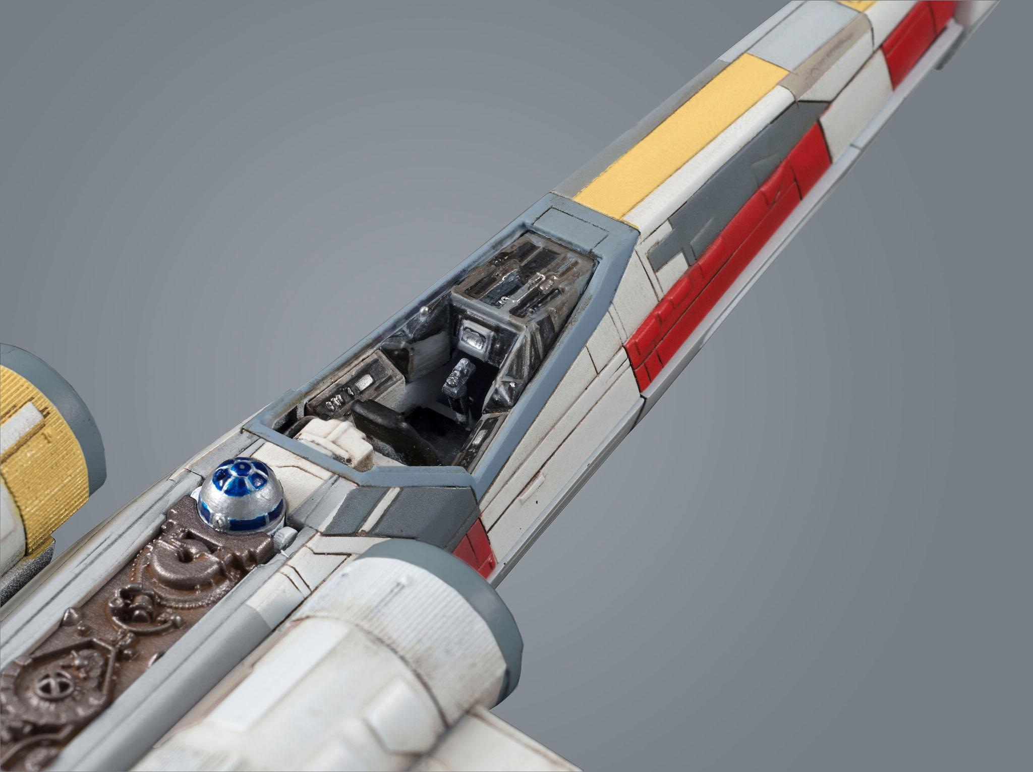 Bandai Modellbausatz »Star Wars X-Wing Starfighter«, 1:72, mit 2 Figuren