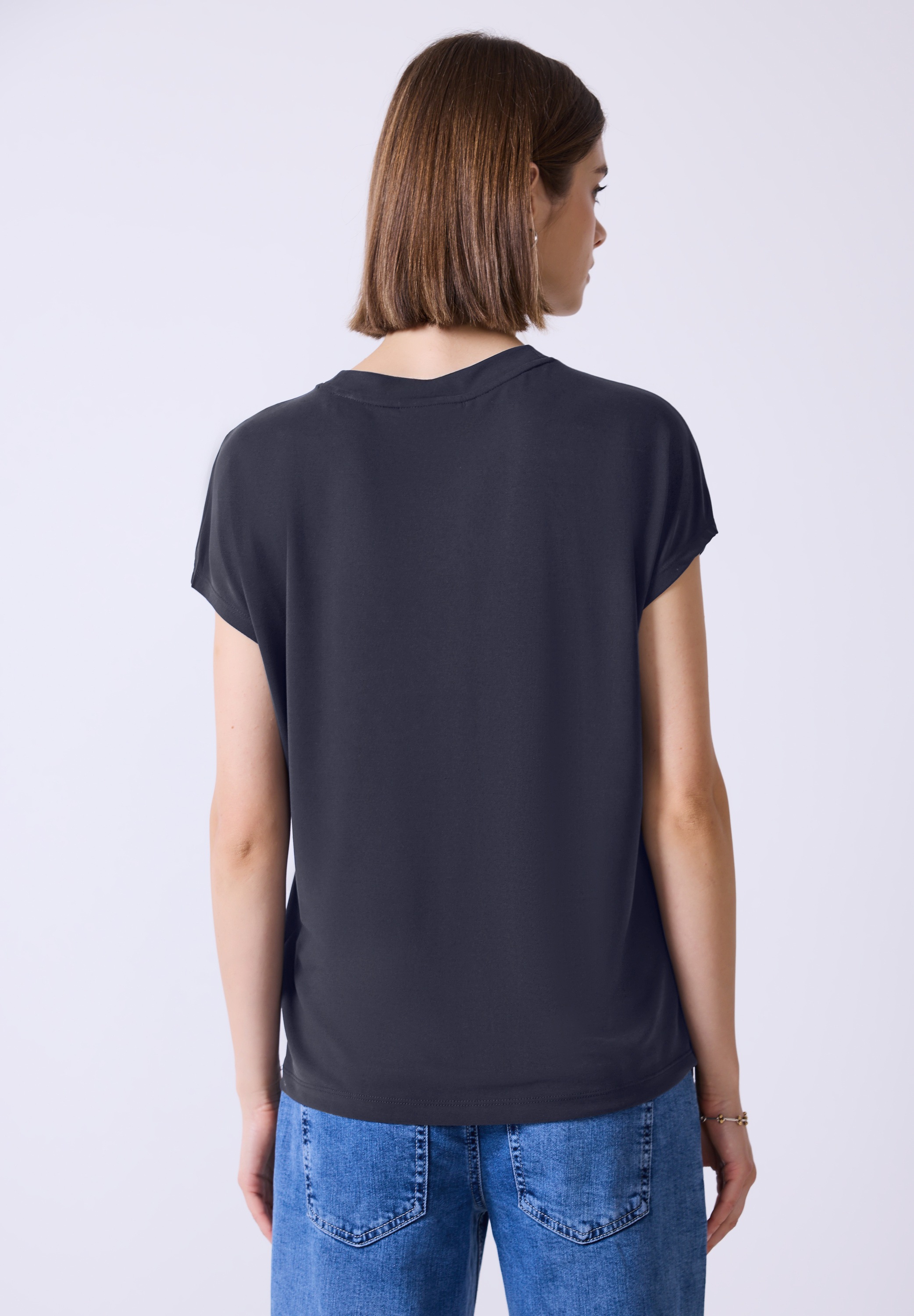 STREET ONE STUDIO T-Shirt, mit Rundhalsausschnitt