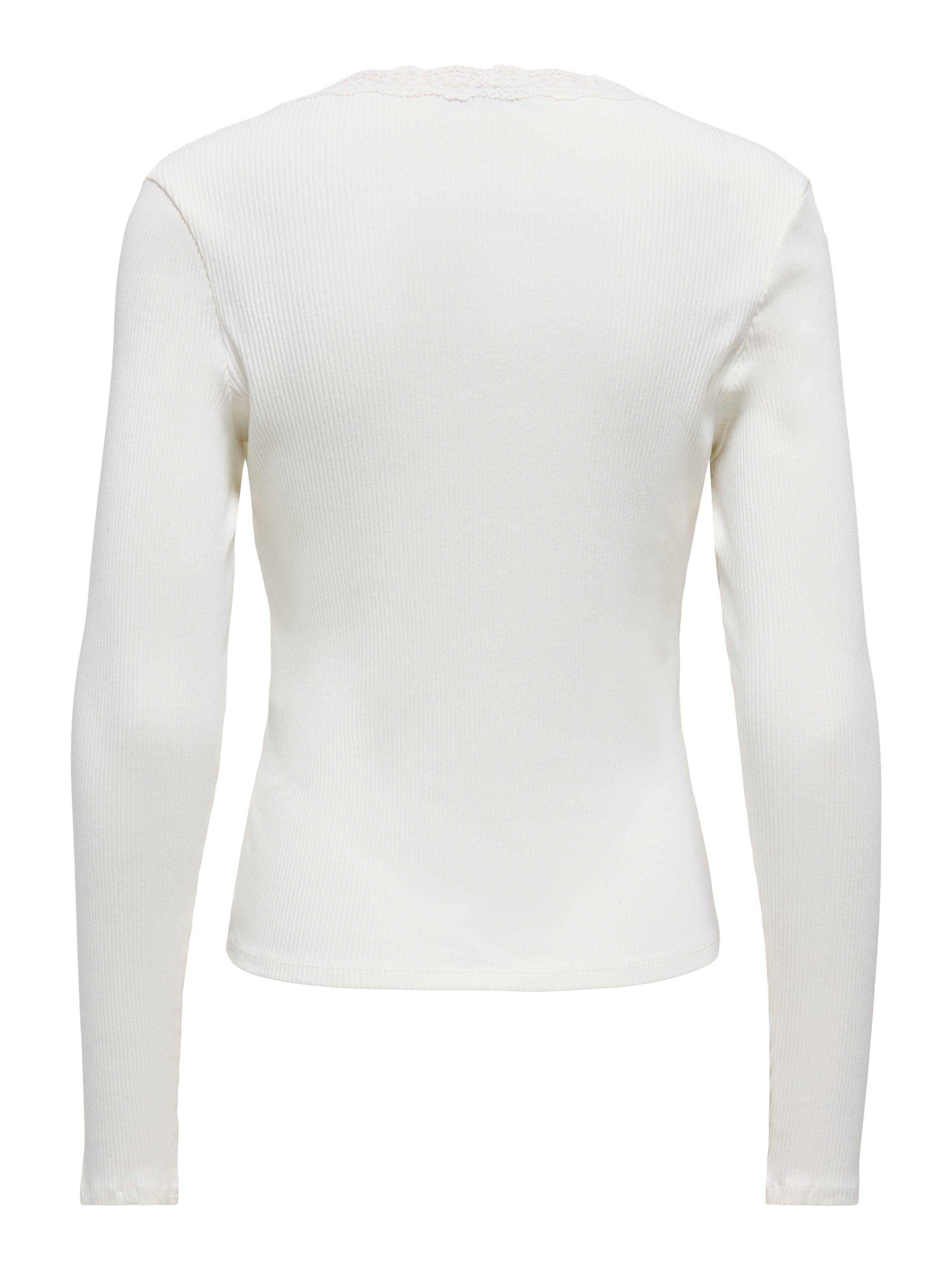 ONLY V-Shirt "ONLSARA SHARAI L/S V-NECK TOP JRS" Baumwollmischung, slim fit günstig online kaufen