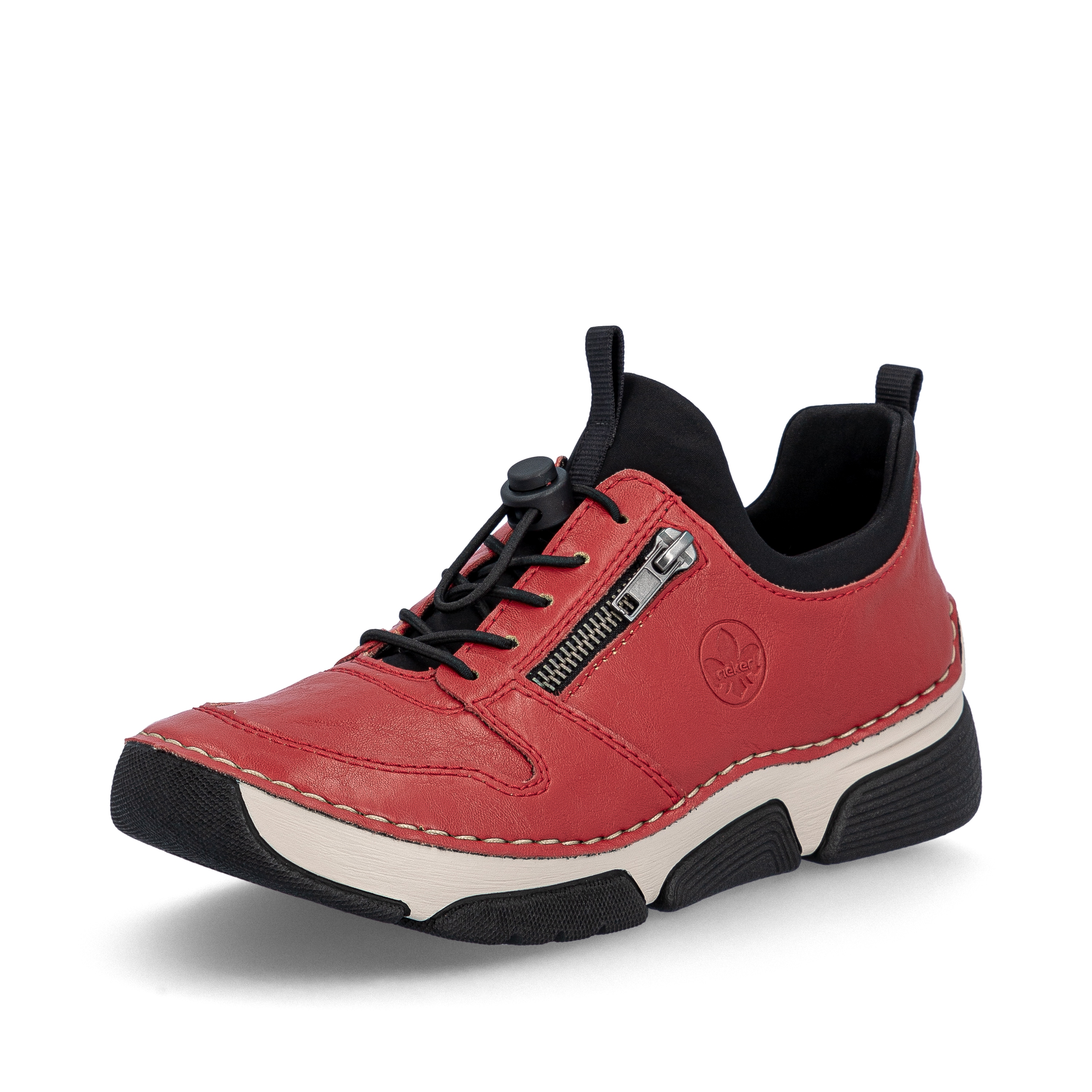 Rieker Slip-On Sneaker Schlupfschuh, Halbschuh, Freizeitsneaker, Gummizug, Schnellverschluss