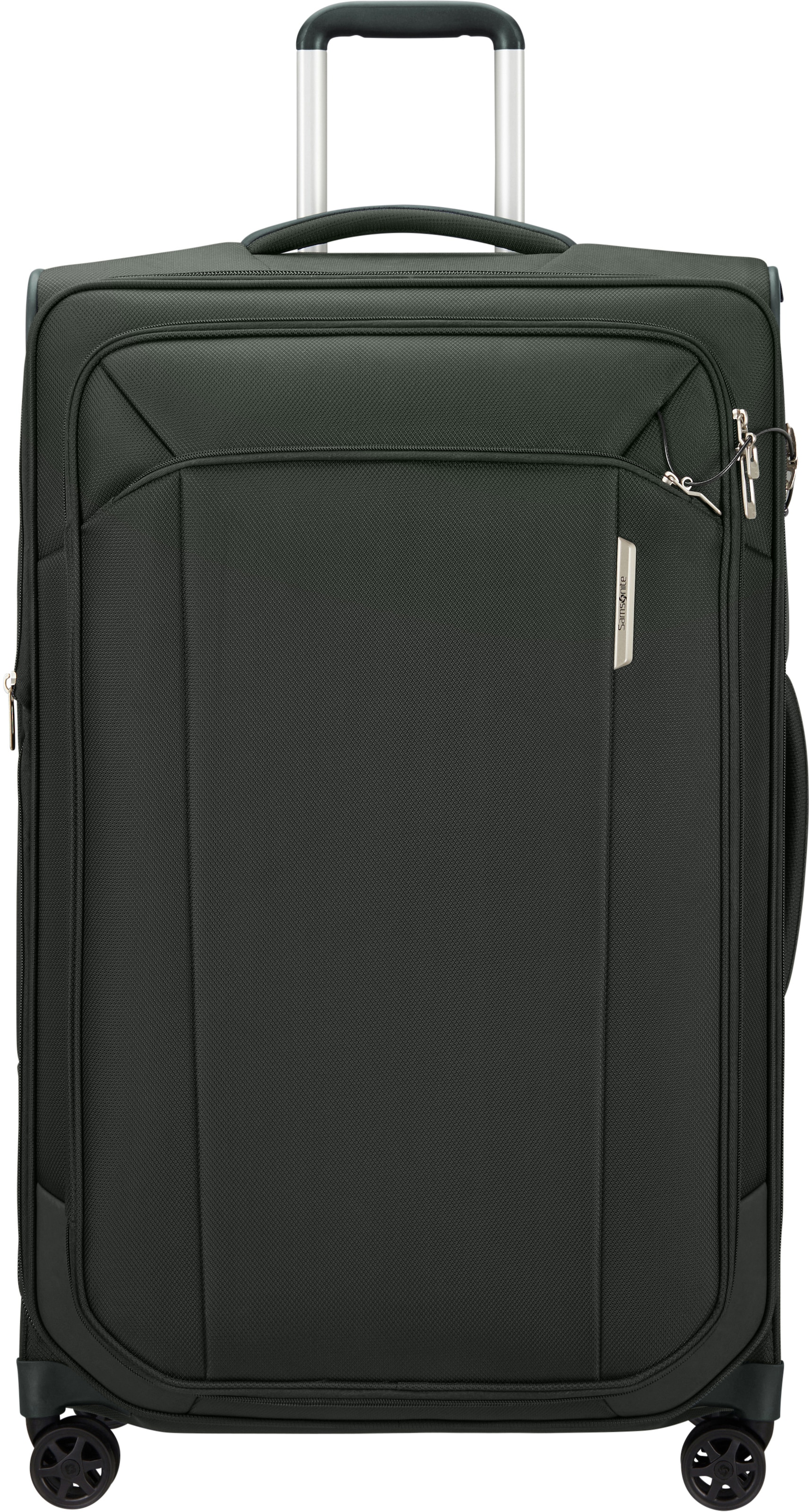 Samsonite Weichgepäck-Trolley "RESPARK, 79 cm", 4 St. Rollen, Reisekoffer Großer Koffer TSA-Zahlenschloss mit Volumenerw