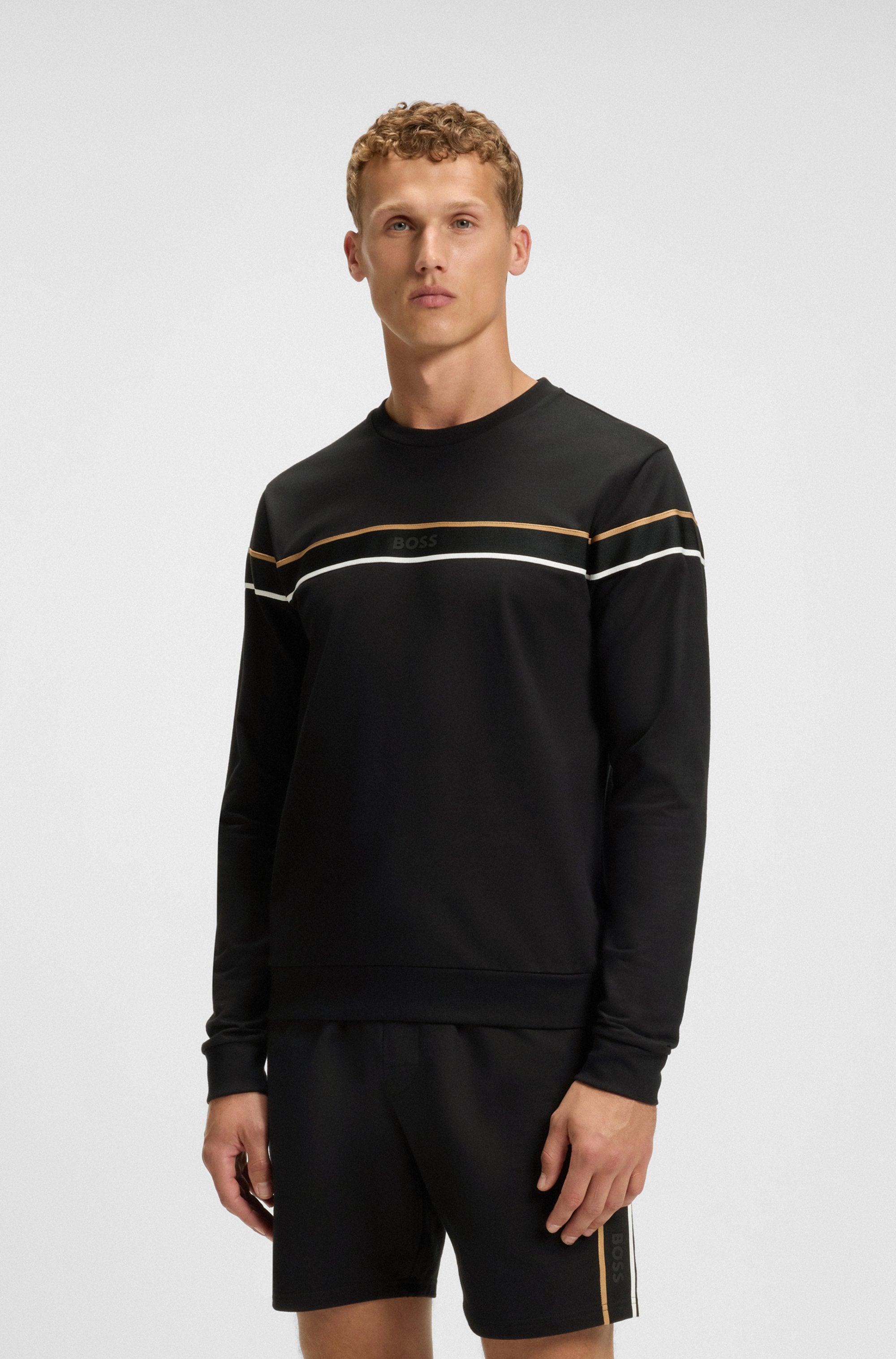 BOSS Sweatshirt "Iconic", mit Signature-Streifen günstig online kaufen