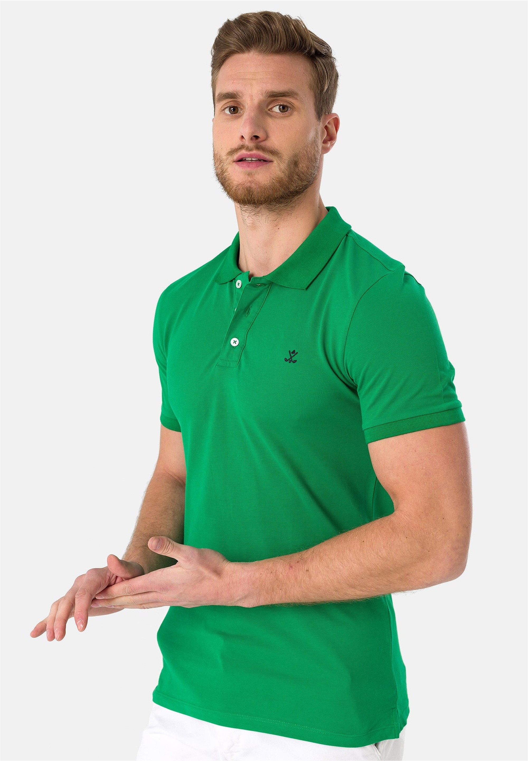 SIR RAYMOND TAILOR Poloshirt »Wheaton«, (1 tlg.), mit klassischem Kragen und kurzer Knopfleiste