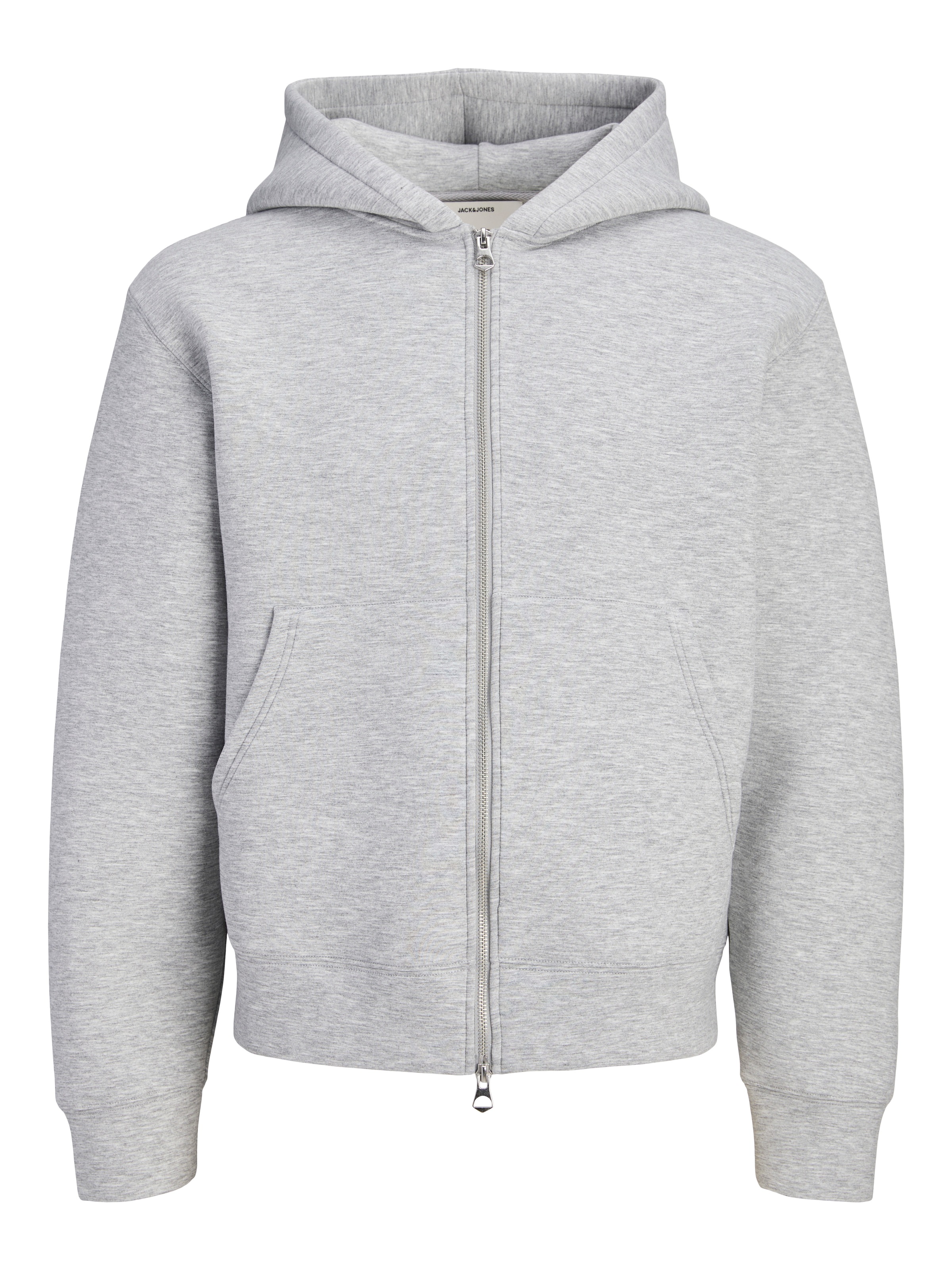 Jack & Jones Kapuzensweatjacke »JCOLEGACY SWEAT SCUBA ZIP HOOD NOOS« Materialmix, locker geschnitten