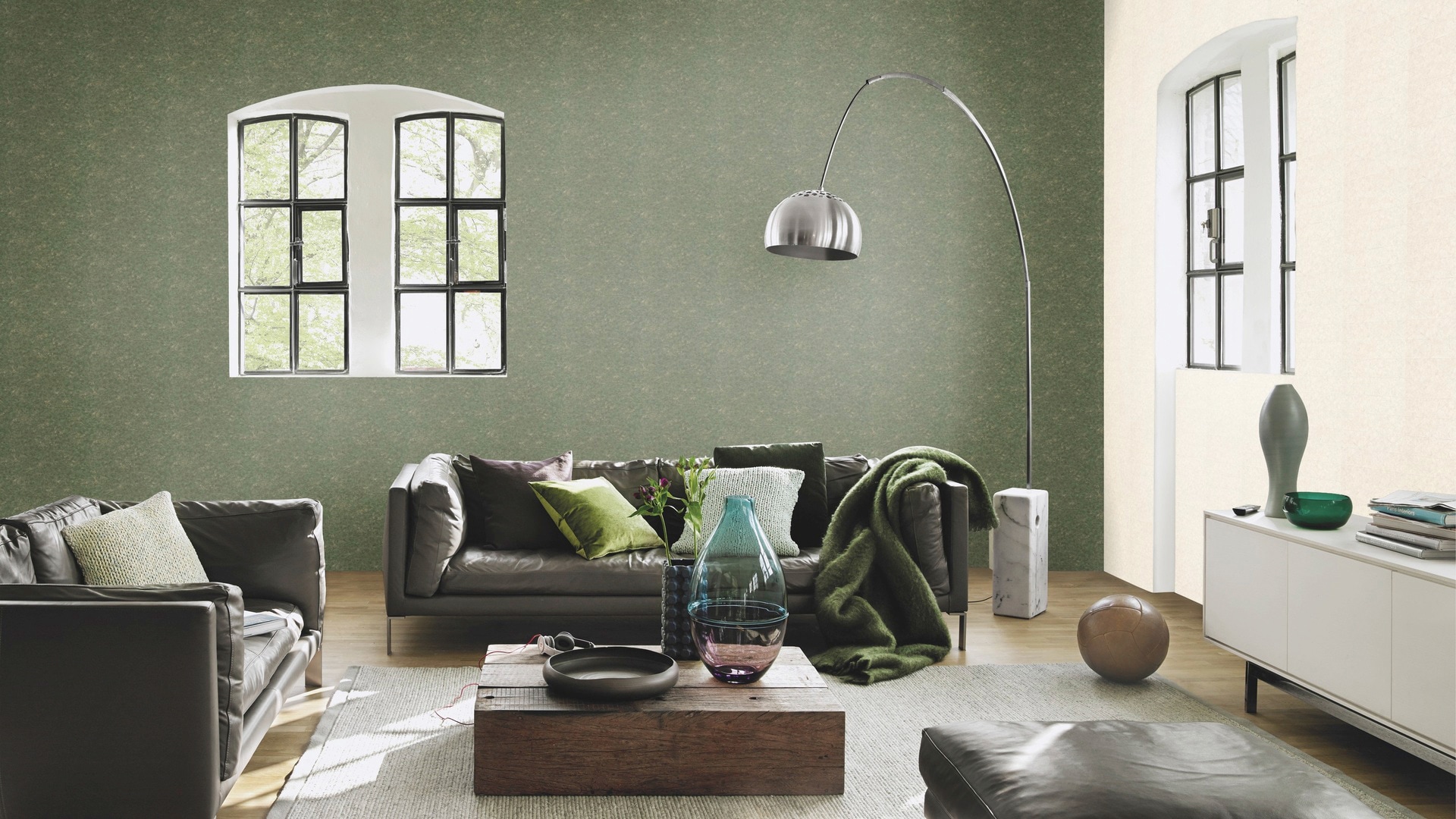 Rasch Vliestapete »Composition« abstrakt Unitapete mit geometrischer Struktur