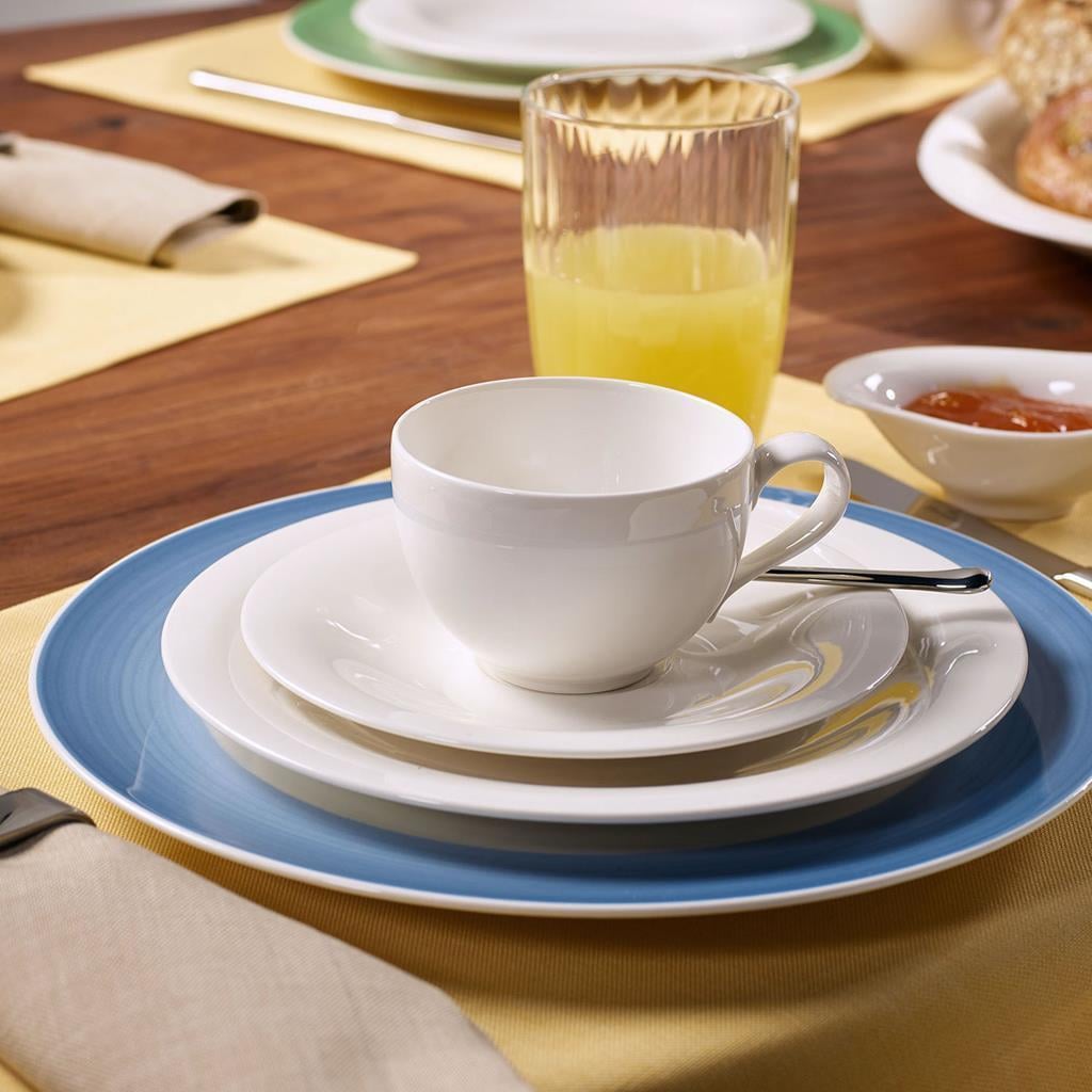 Villeroy & Boch Teekanne »Tee-Set New Cottage Basic 13er Set weiß« 0 l 13 Stk. tlg. Spülmaschinengeeignet, Mikrowellengeeignet
