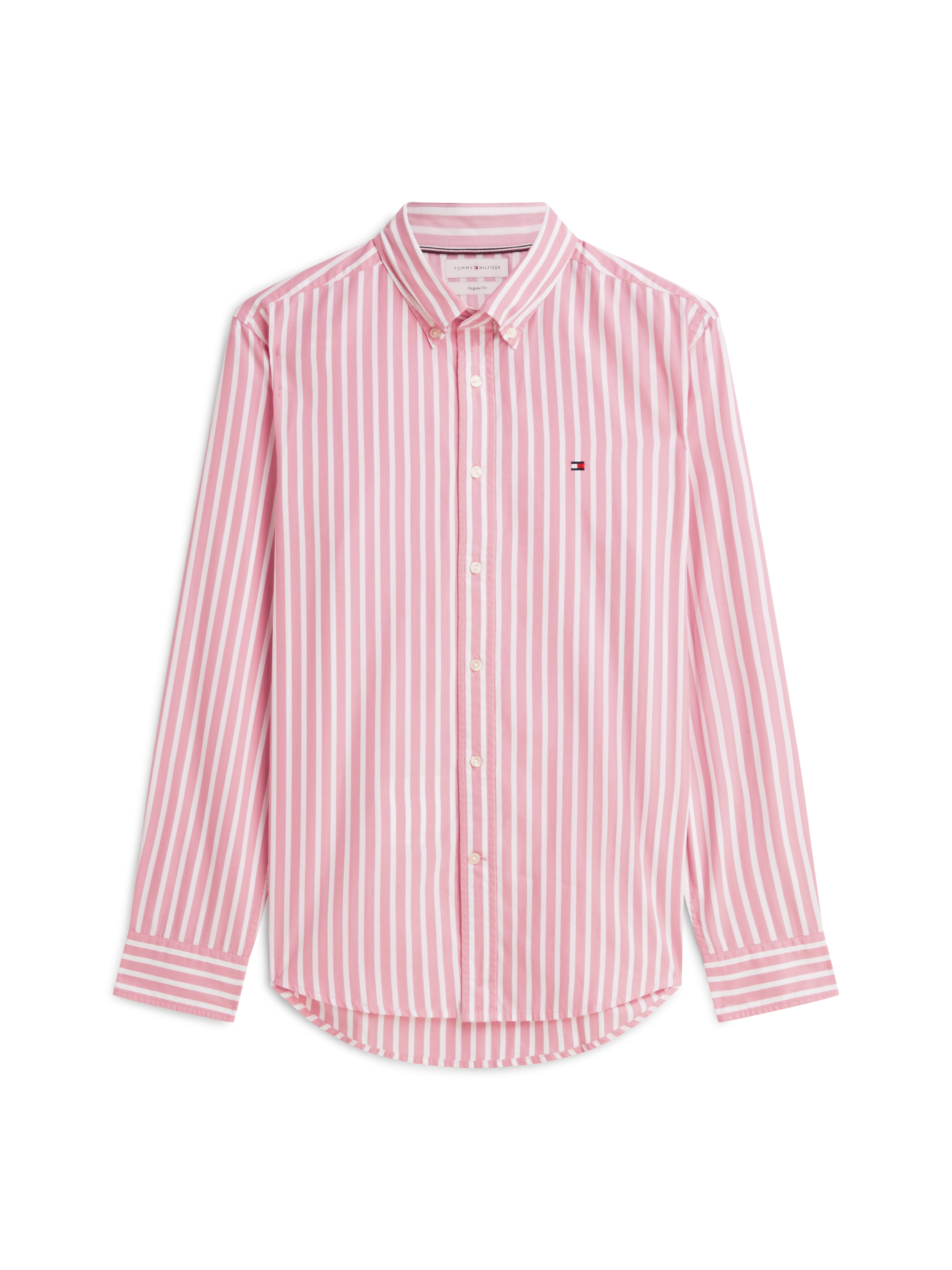 Tommy Hilfiger Langarmhemd »FLEX POPLIN SEASONAL STRIPE SHT« Regular Fit Flex Cotton