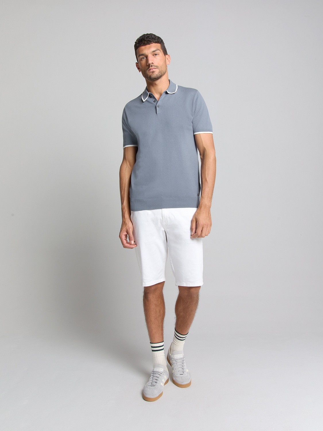 NO EXCESS T-Shirt »No Excess Kurzarm Poloshirt«