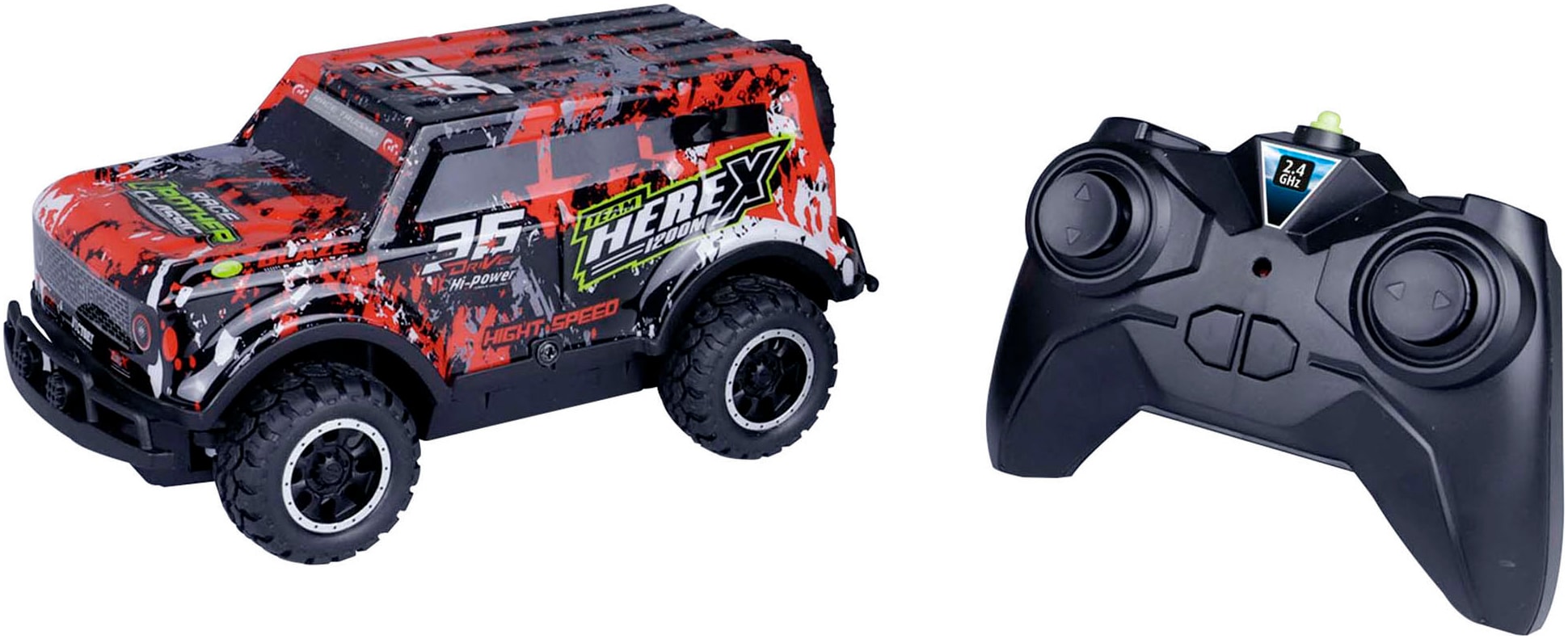 Revell® RC-Monstertruck »Revell® control, Ghost Driver, 2,4 GHz, rot«, mit LED-Licht