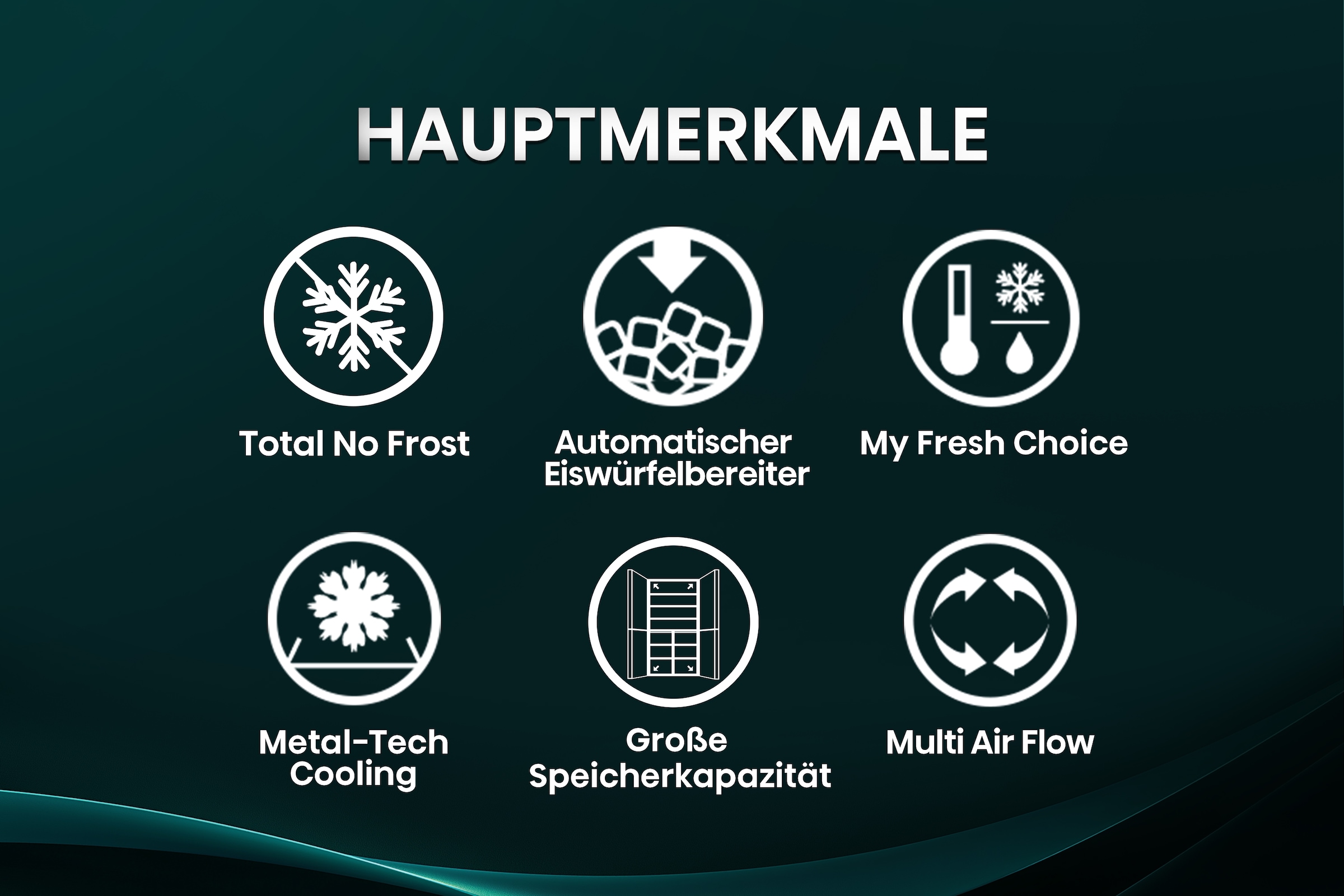 Hisense Multi Door »RQ5P470SYID«, Wasser-/Eisspender