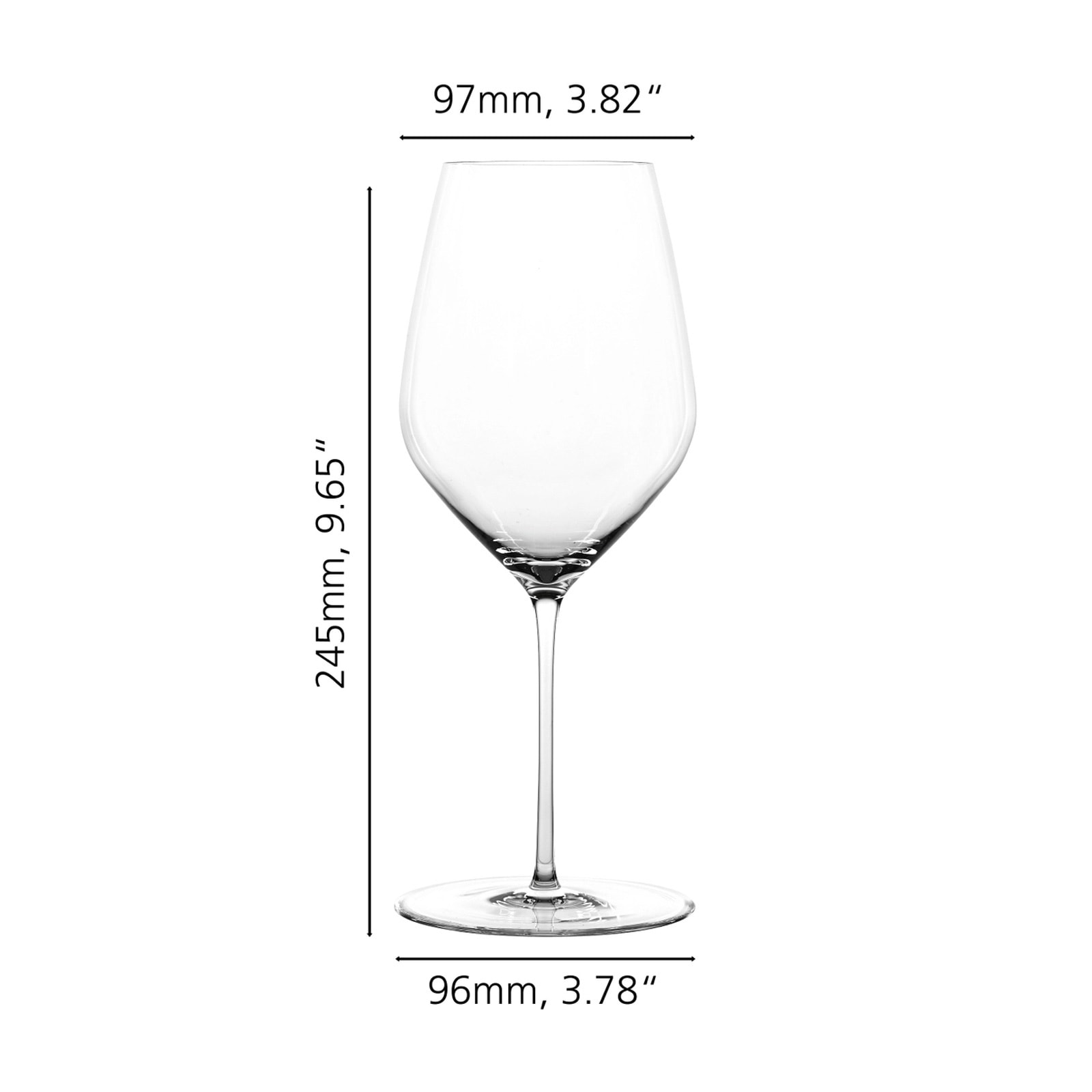 SPIEGELAU Rotweinglas »Bordeauxgläser Hi-Lite 650 ml 2er Set transparent«