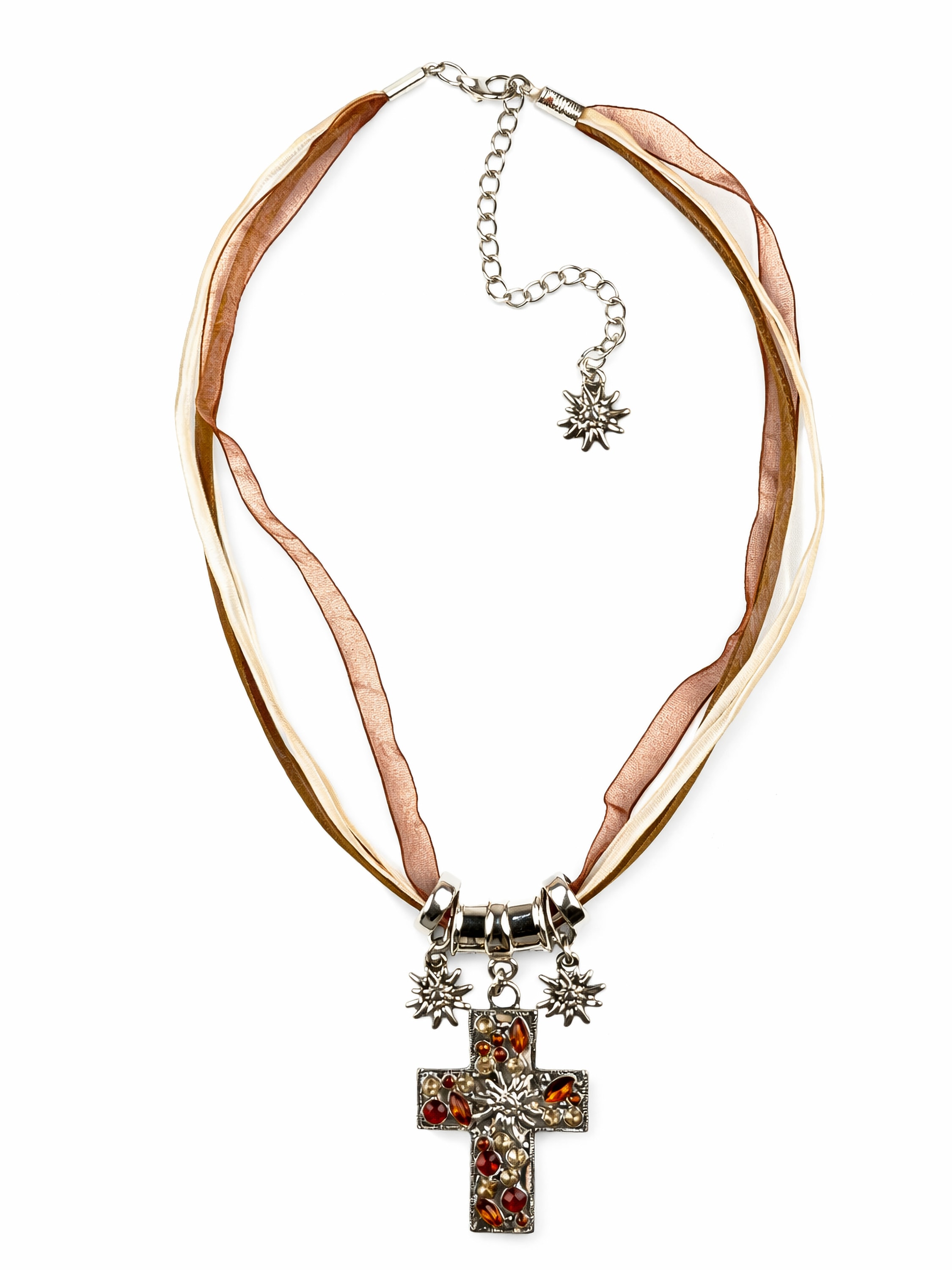 Allgäu Rebell Kette mit Anhänger "Hannelore" mit kleinen Edelweiß günstig online kaufen