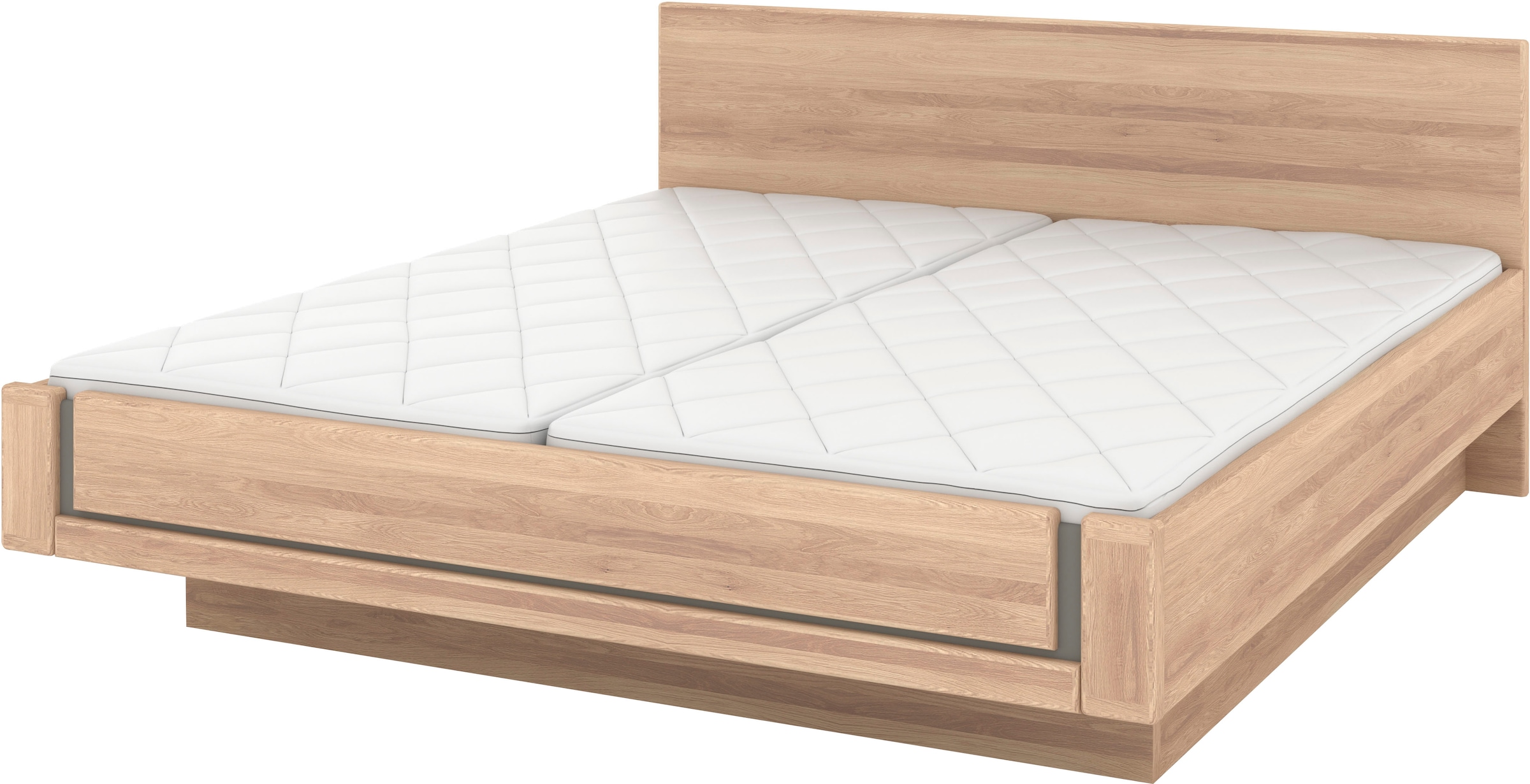Musterring Holzbett "Sorrent, Bettgestell, Bettrahmen, teilmassiv Eiche", ( günstig online kaufen