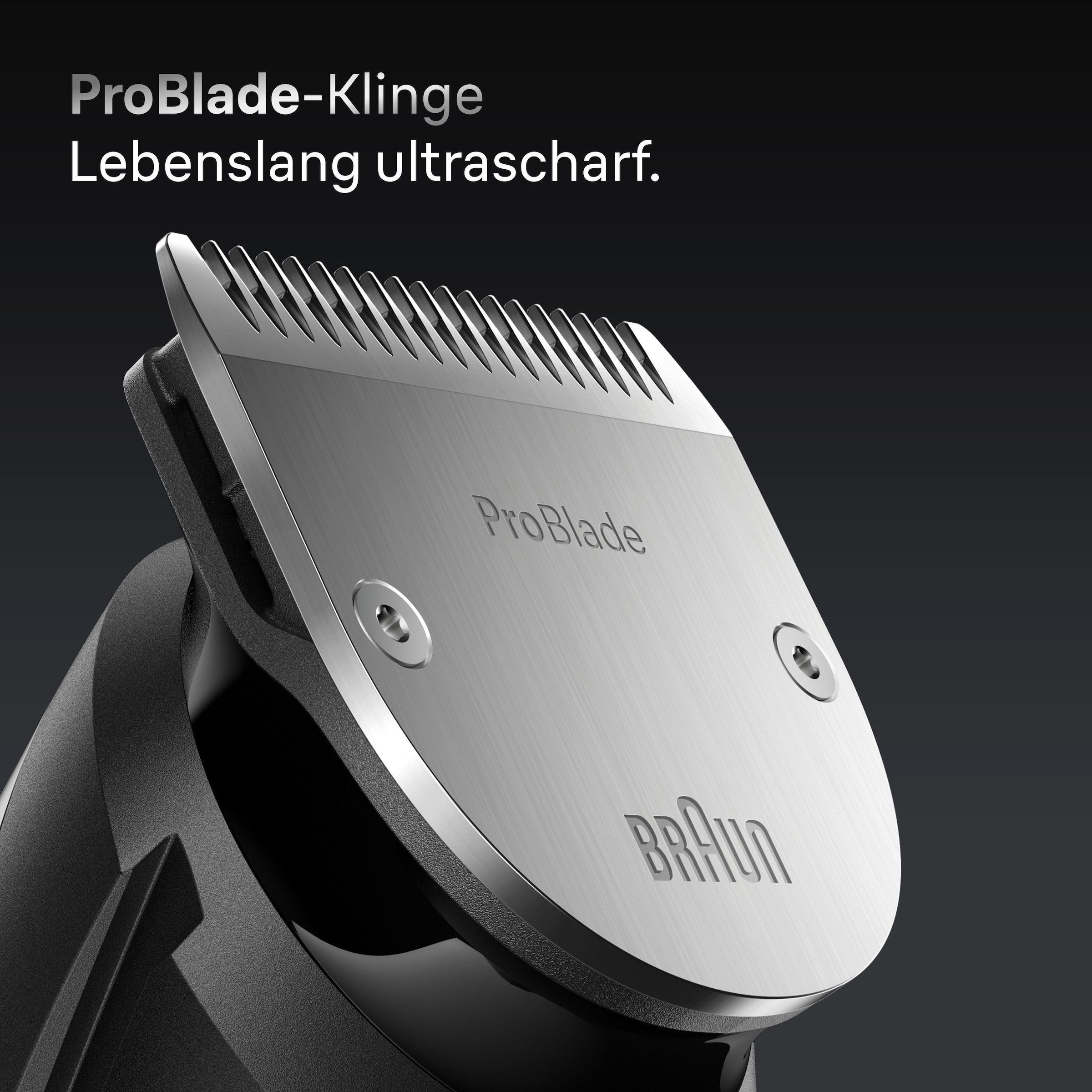 Braun Haarschneider »Barttrimmer BT7520«, bis zu 120 Min Akkulaufzeit, 40 Längeneinstellungen, wasserdicht