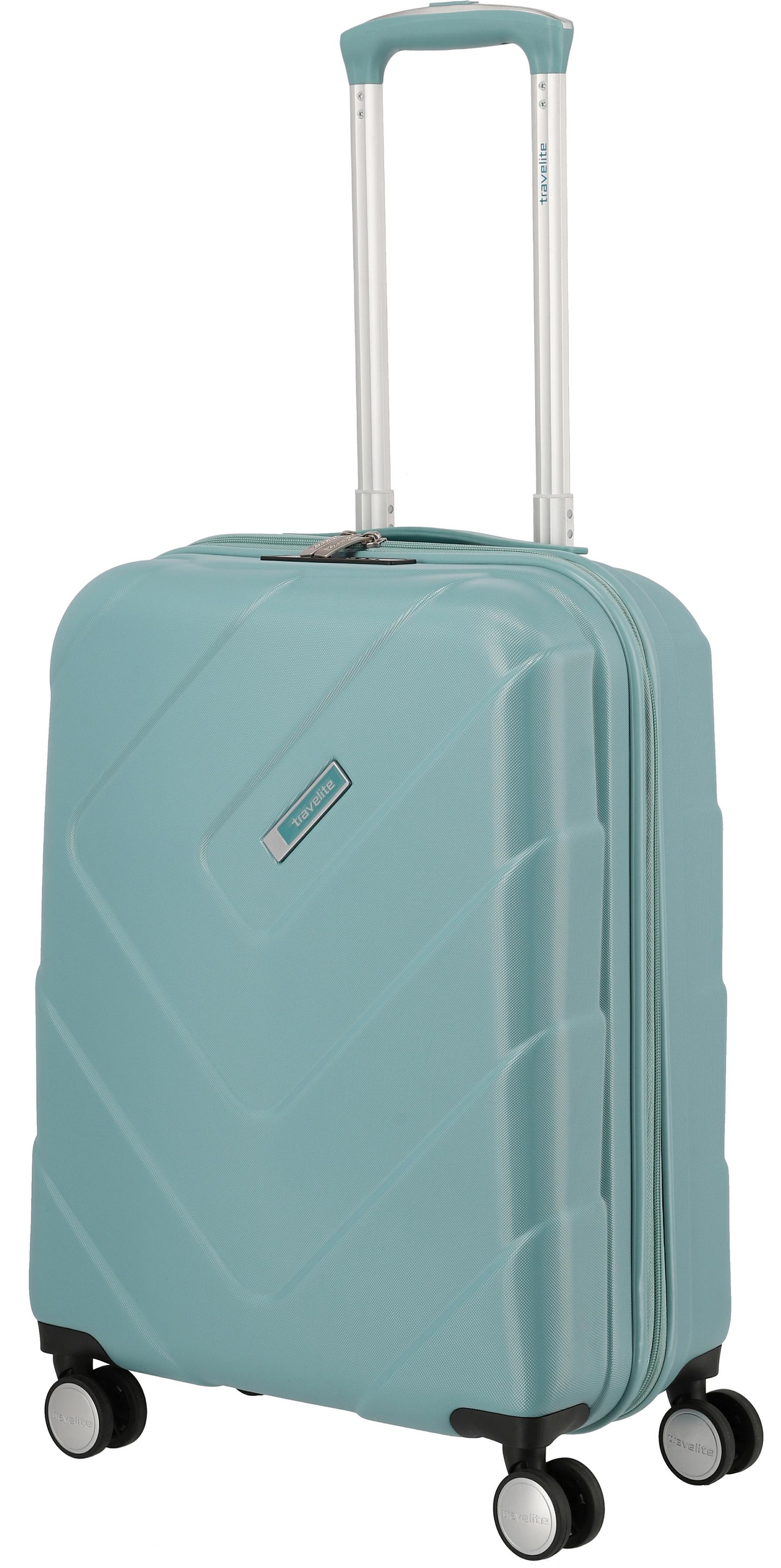 travelite Hartschalen-Trolley »Kalisto, 55 cm, aqua«, 4 Rollen