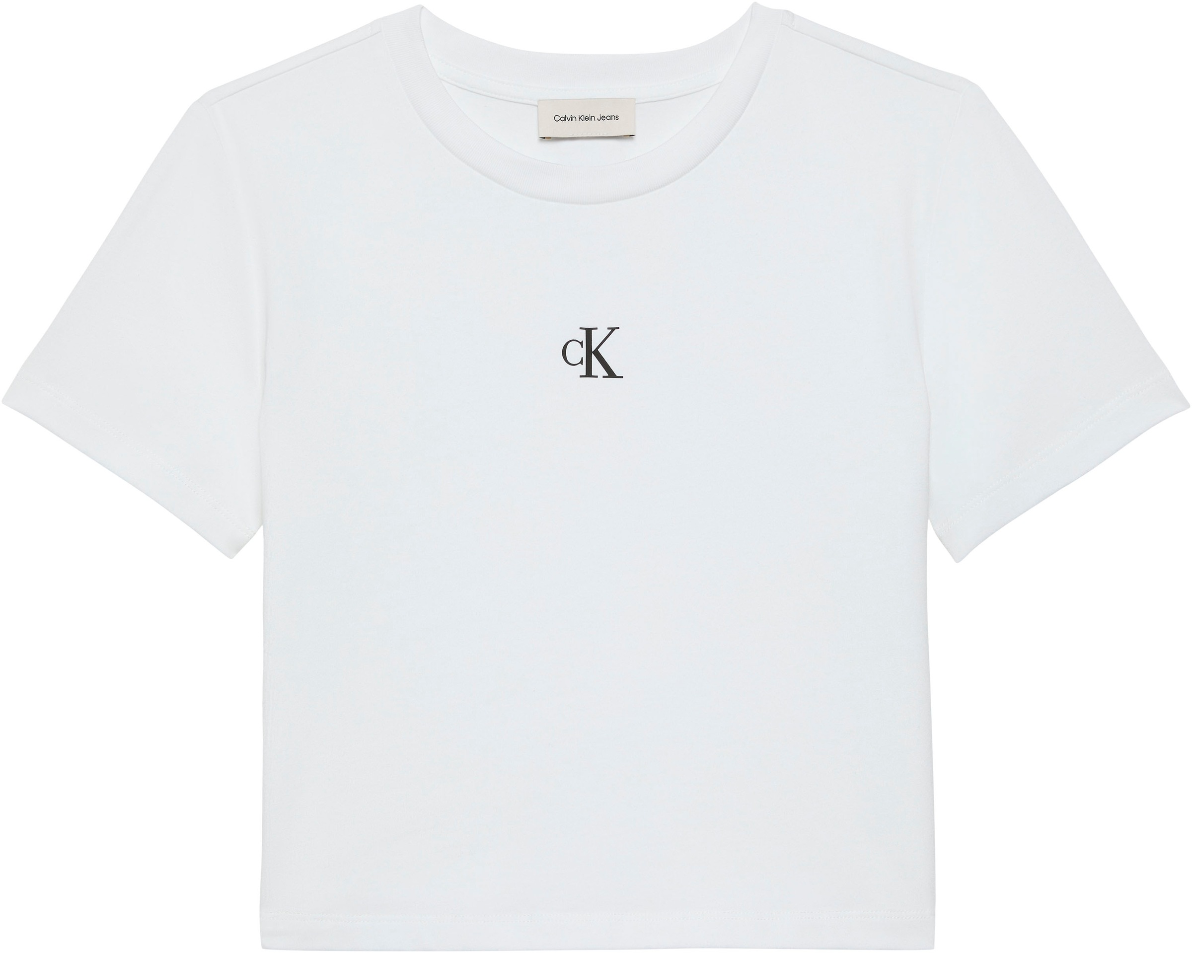 Calvin Klein Jeans T-Shirt "LOGO CROPPED TEE" Boxy fit mit Rundhalsausschni günstig online kaufen
