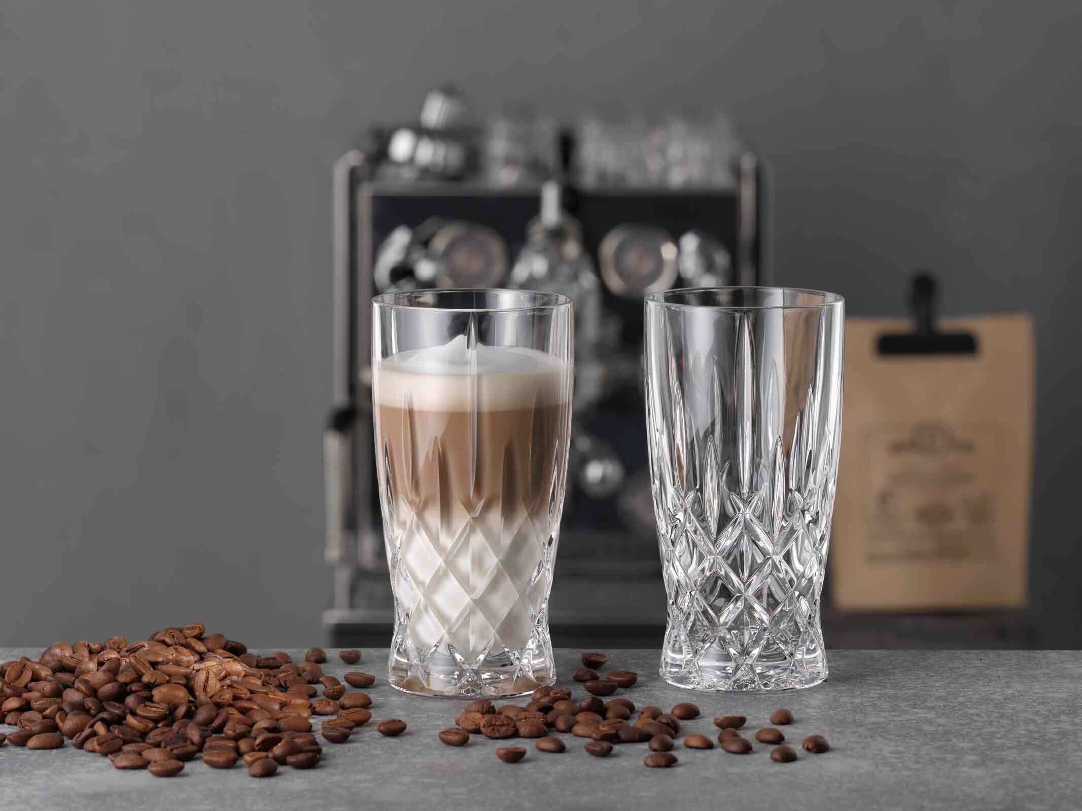 Nachtmann Latte-Macchiato-Glas »Latte Macchiato Gläser Noblesse Barista 350 ml 2er Set transparent«