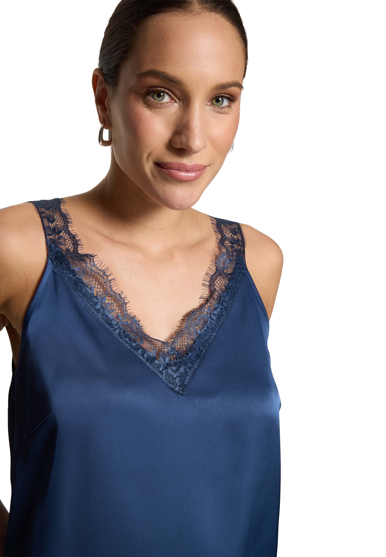 Zero Blusentop »Damen mit V-Ausschnitt«