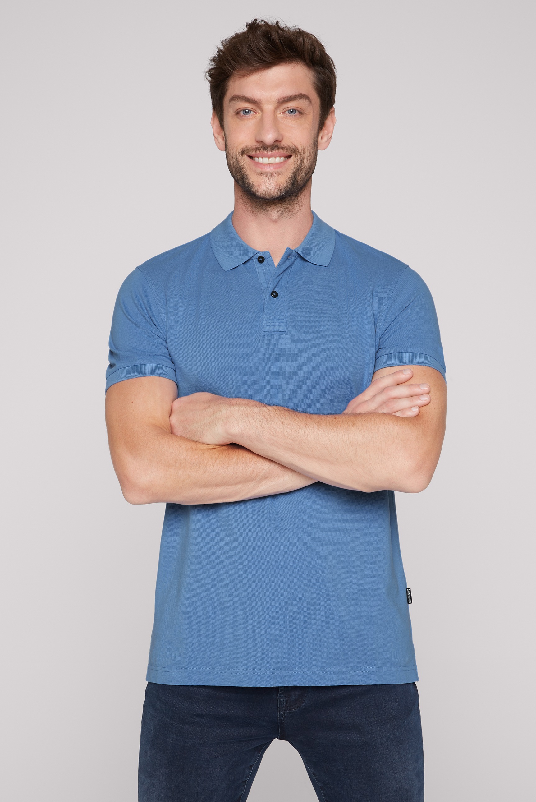 CAMP DAVID Poloshirt, mit Seitenschlitze günstig online kaufen