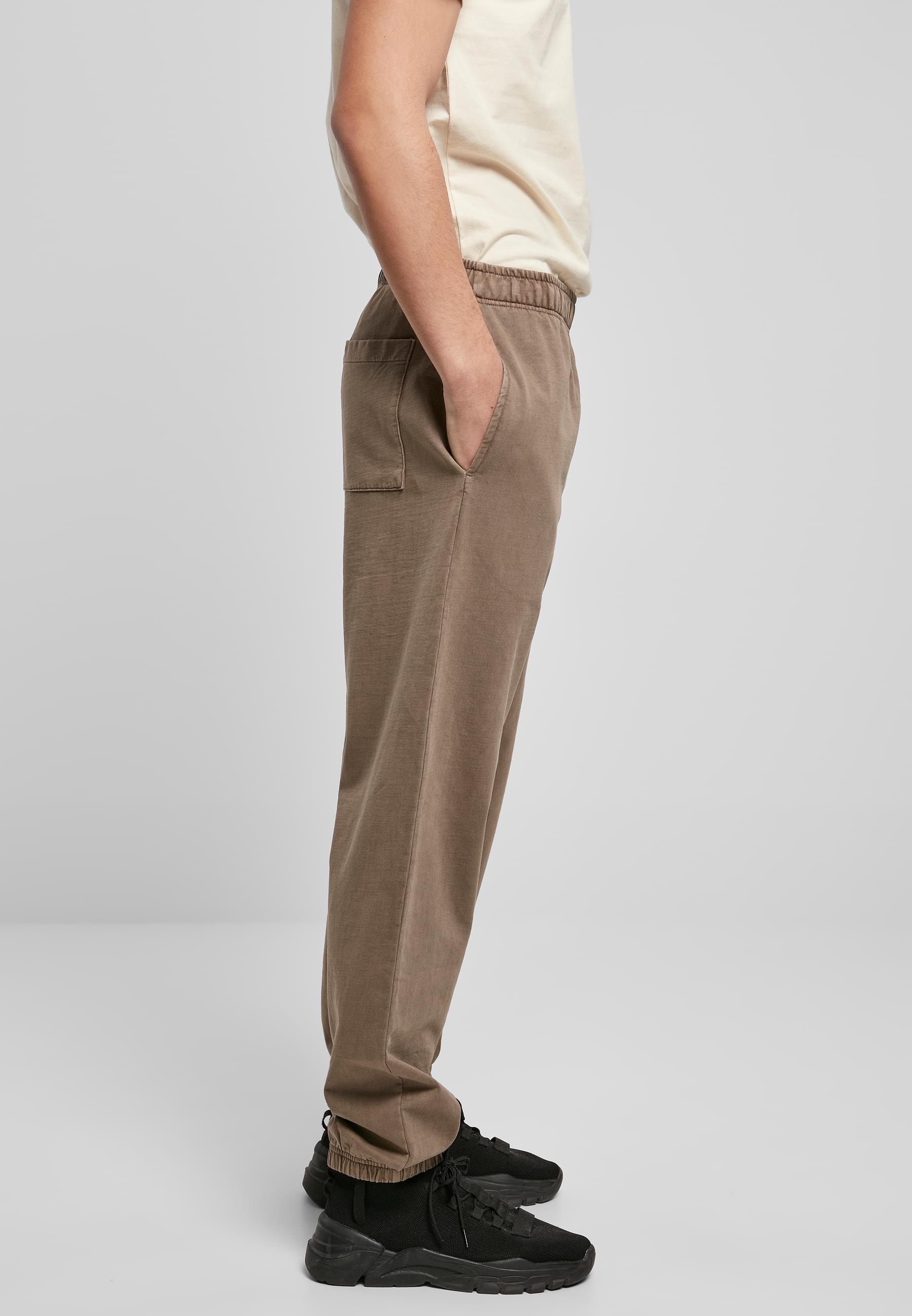 URBAN CLASSICS Stoffhose »Urban Classics Herren Overdyed Sweatpants«, (1 tlg.)