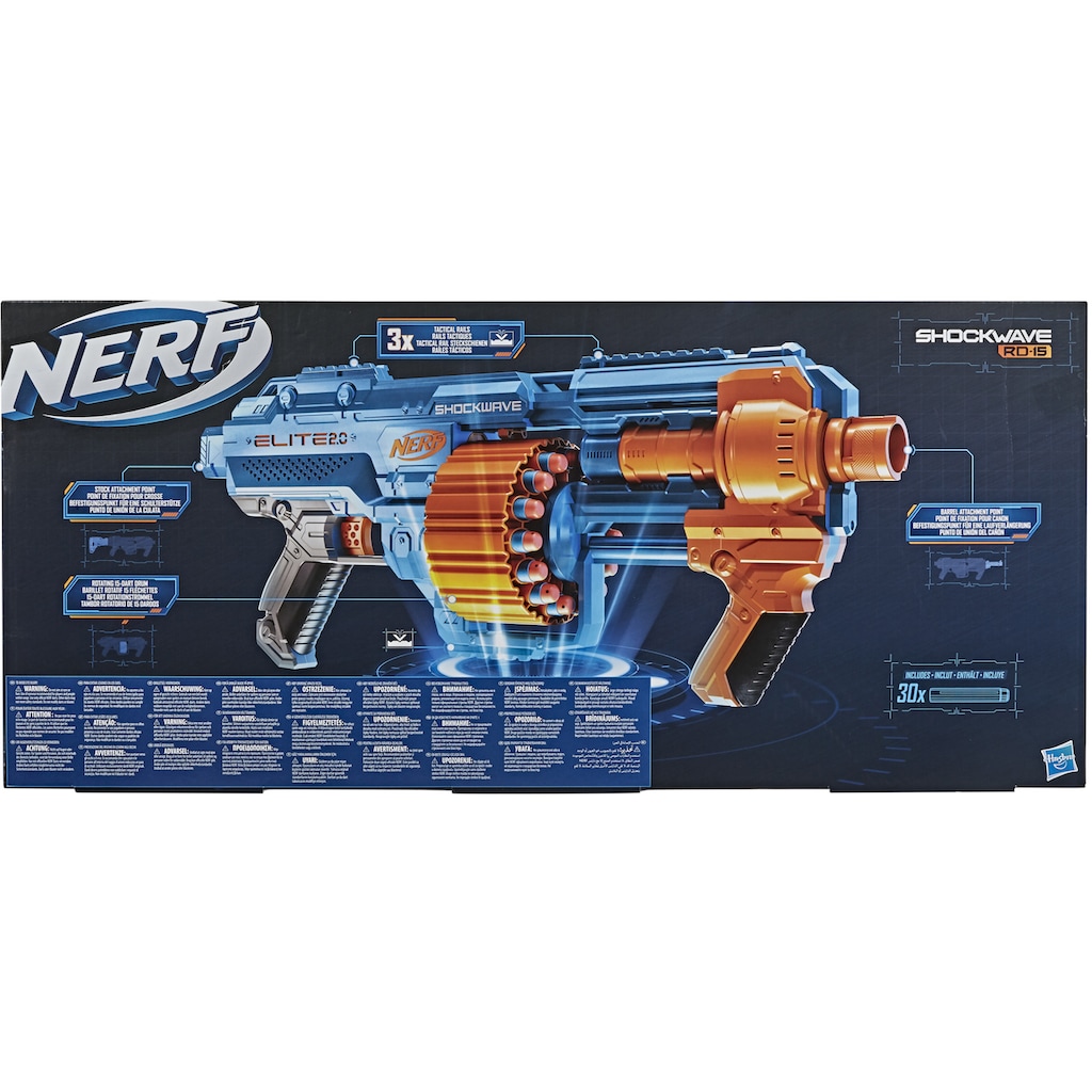 Hasbro Blaster »Nerf Elite 2.0 Shockwave RD-15«